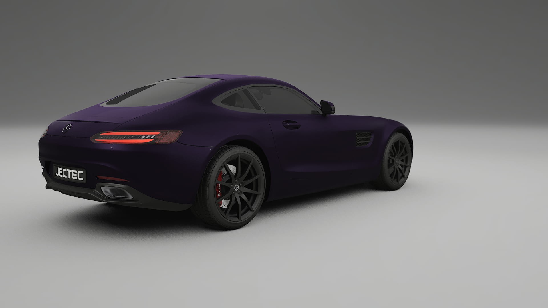 Mercedes AMG GT C190 Coupe TPU Paint Protection Film | VIOLET Color Change PPF Full Pre-Cut Kit