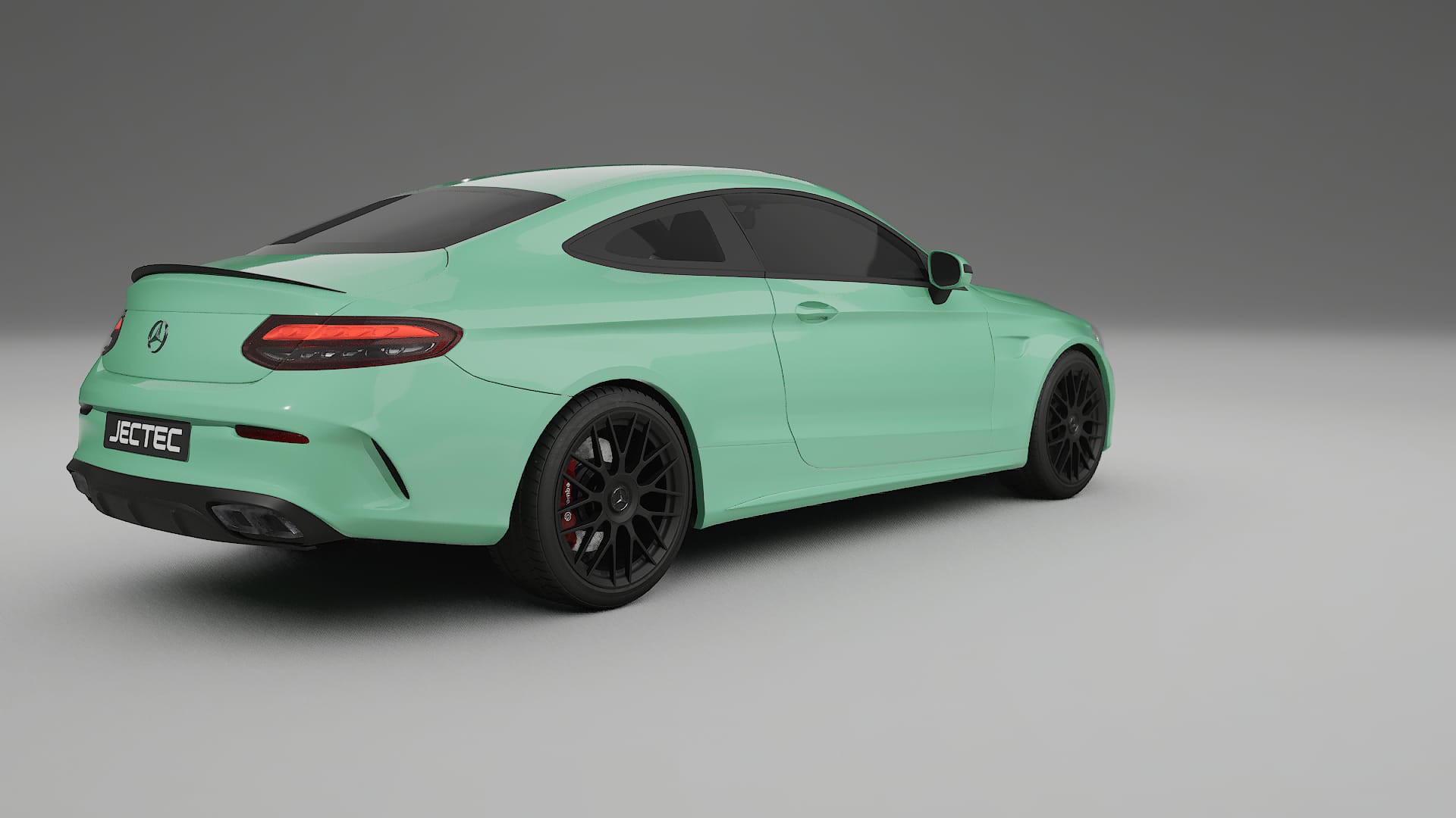 Mercedes C63 AMG W205 Coupe TPU Paint Protection Film | DUSTY Color Change PPF Full Pre-Cut Kit