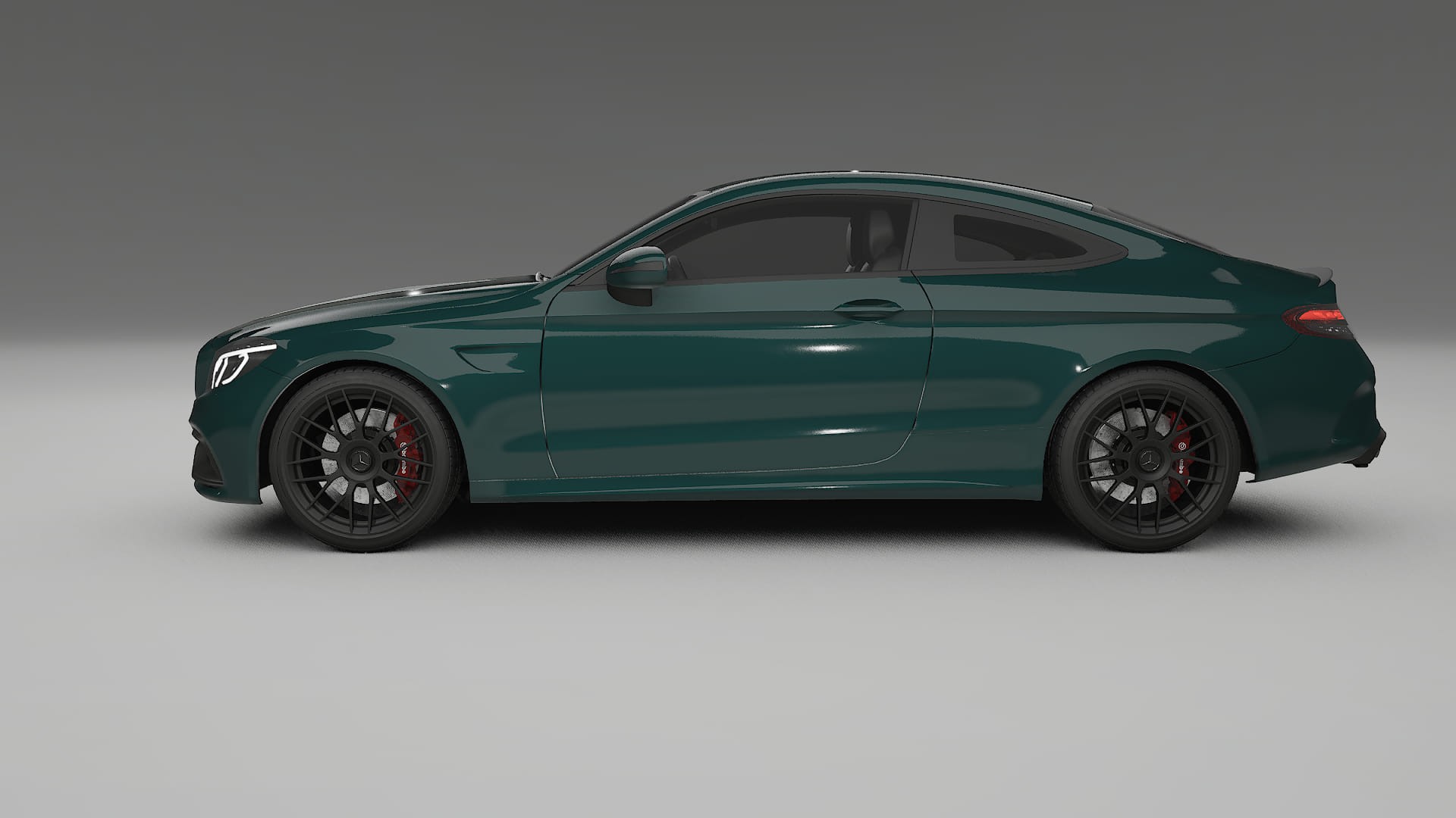 Mercedes C63 AMG W205 Coupe TPU Paint Protection Film | INFERNO Color Change PPF Full Pre-Cut Kit