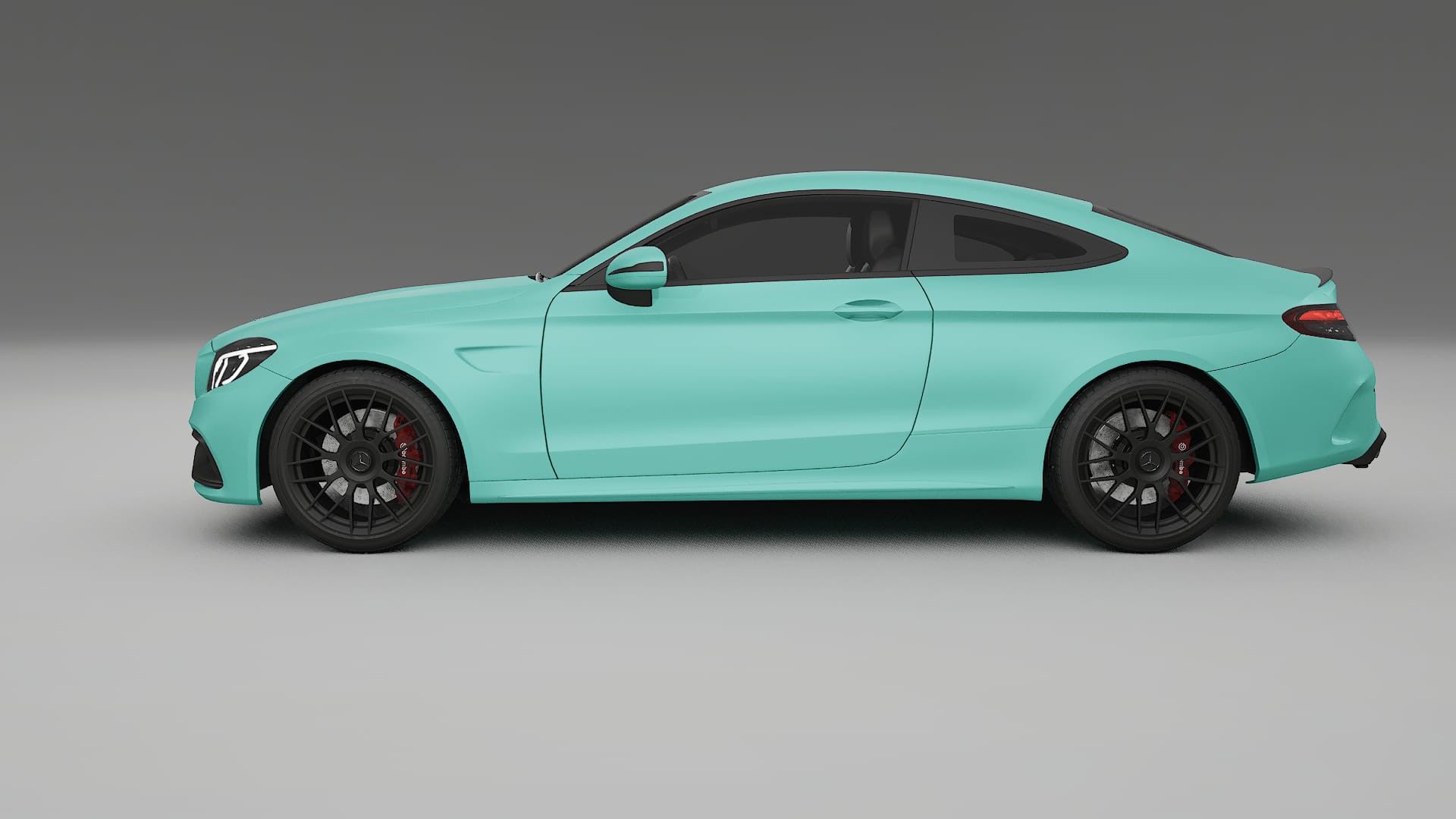 Mercedes C63 AMG W205 Coupe TPU Paint Protection Film | FROST Color Change PPF Full Pre-Cut Kit