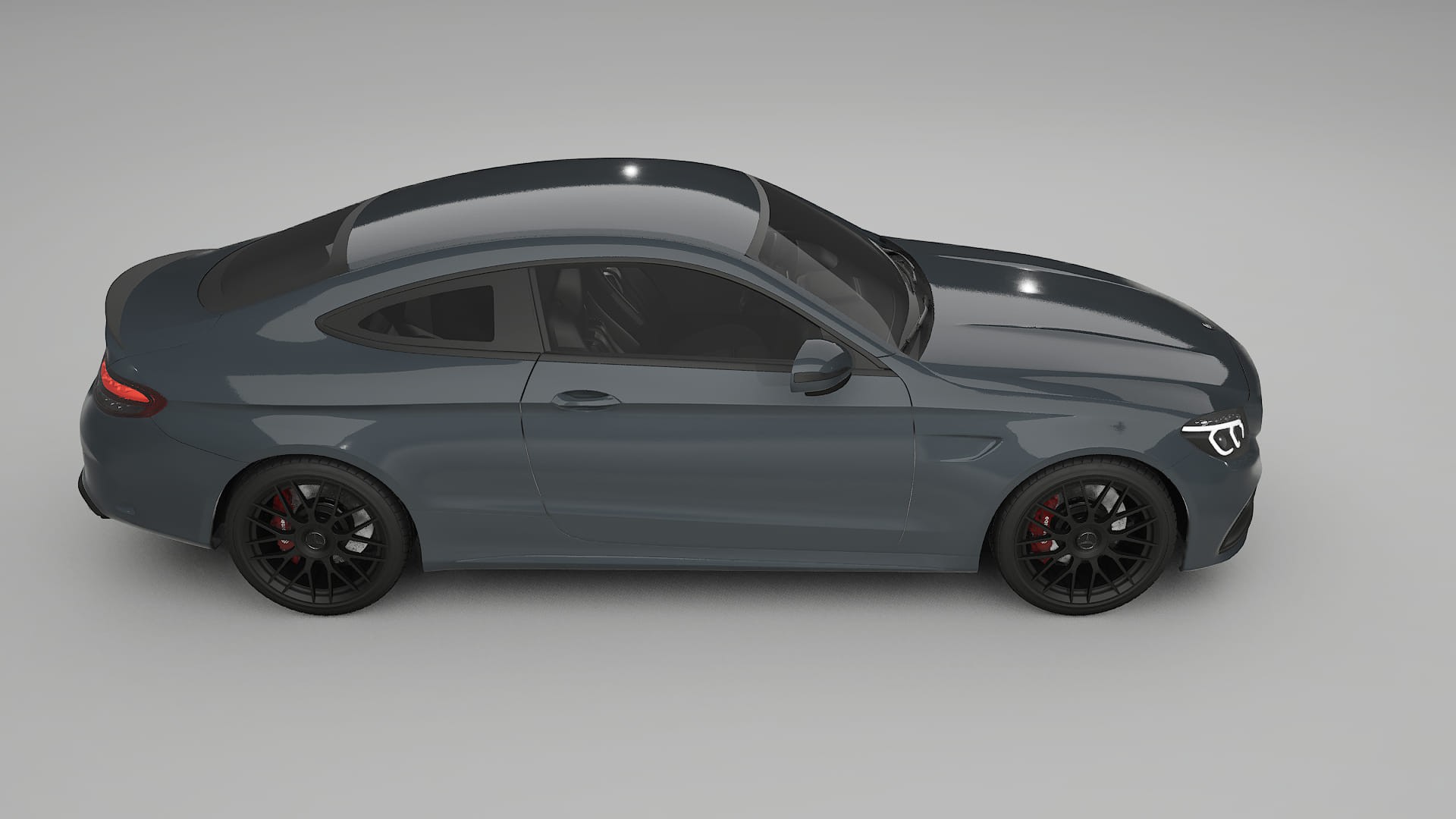 Mercedes C63 AMG W205 Coupe TPU Paint Protection Film | GRANITE Color Change PPF Full Pre-Cut Kit