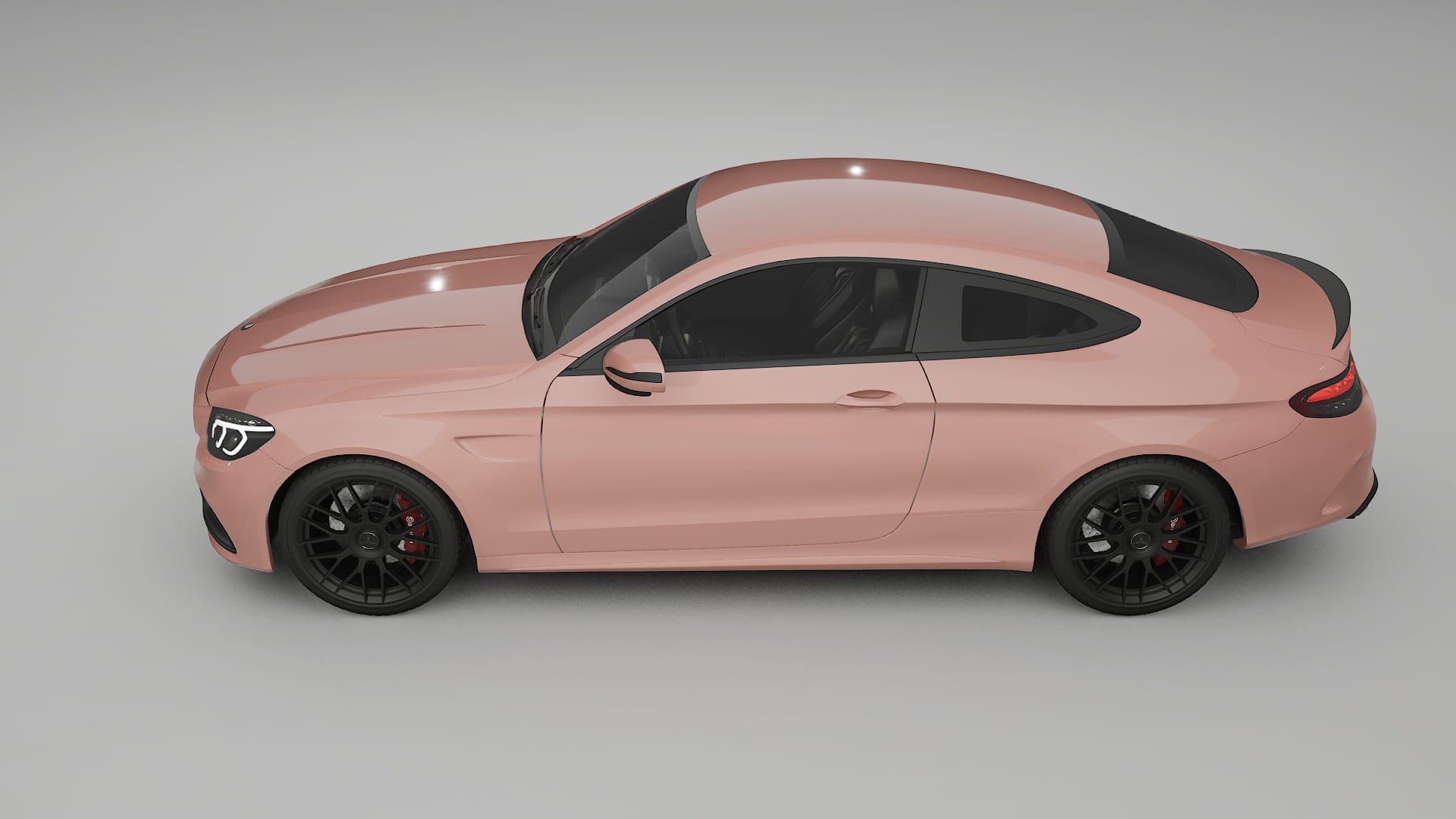 Mercedes C63 AMG W205 Coupe TPU Paint Protection Film | BLUSH Color Change PPF Full Pre-Cut Kit
