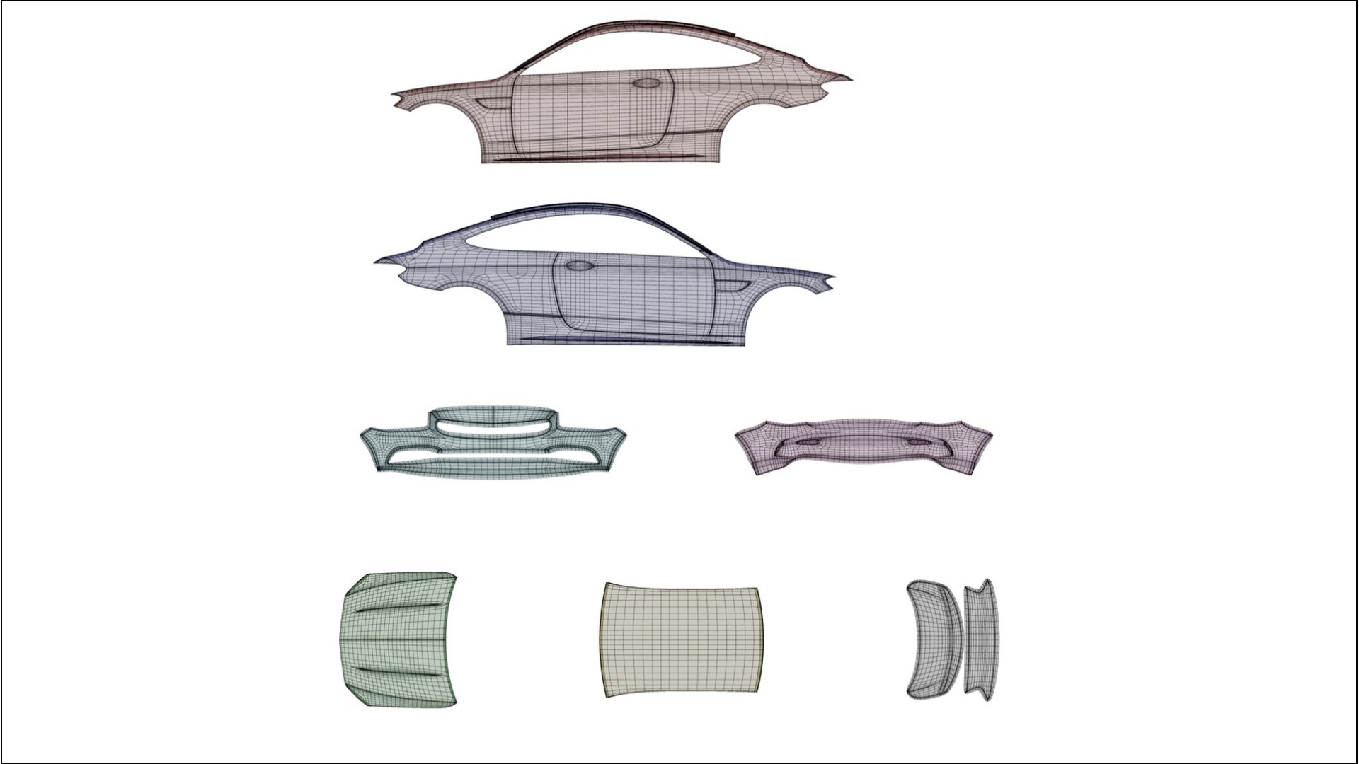 Mercedes C63 AMG W205 Coupe TPU Paint Protection Film | NEBULA Color Change PPF Full Pre-Cut Kit