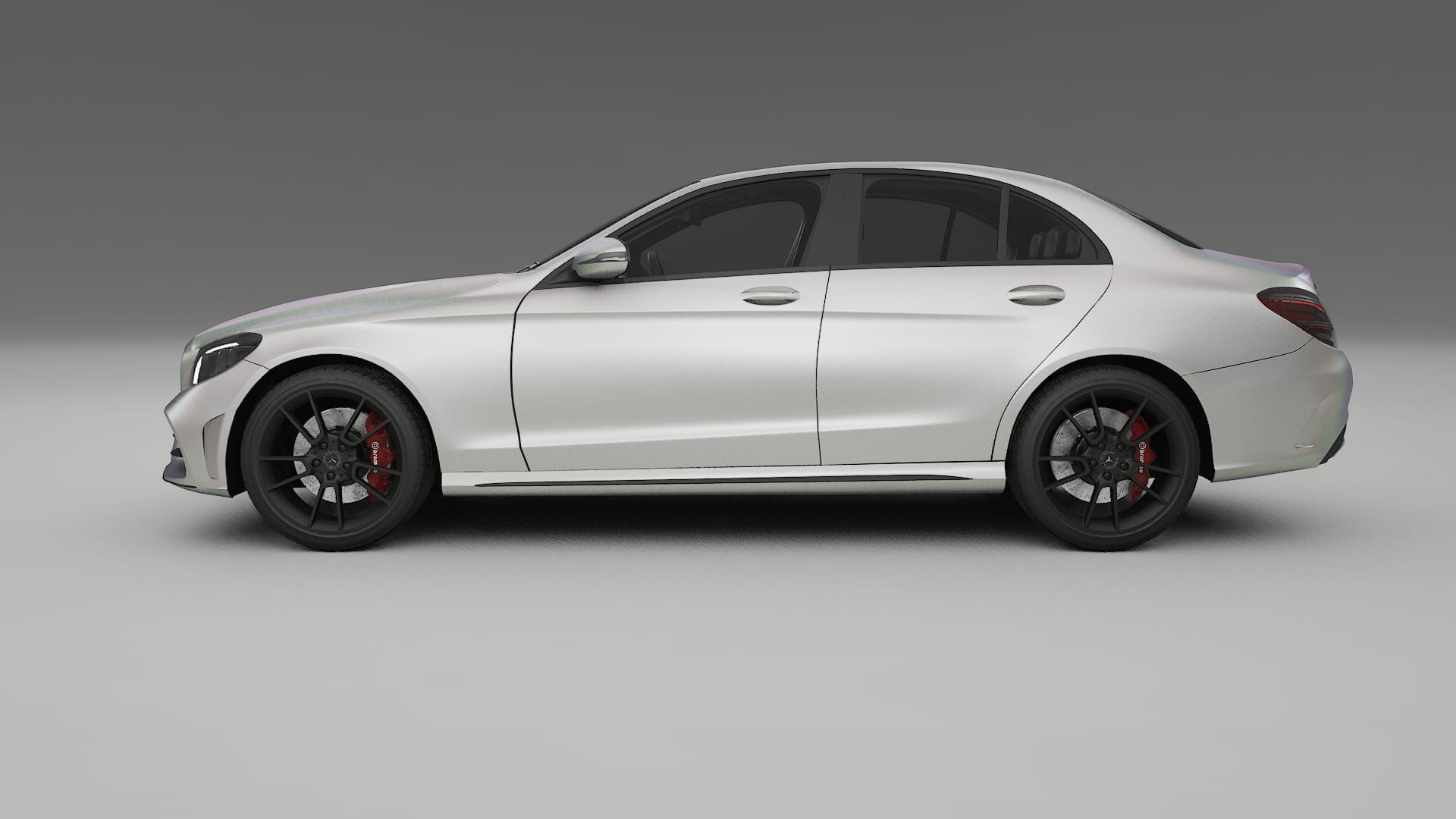 Mercedes C-Class W205 AMG sedan TPU Paint Protection Film | NEBULA Color Change PPF Full Pre-Cut Kit