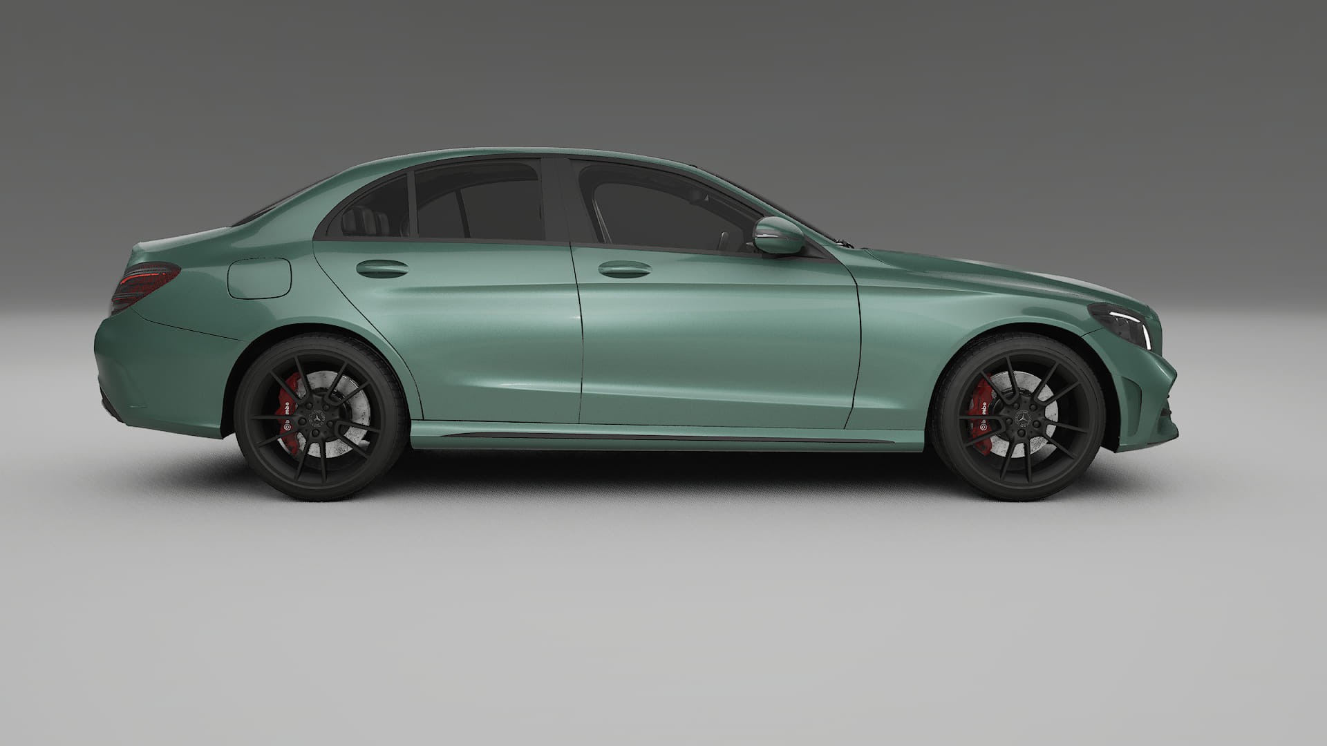 Mercedes C-Class W205 AMG sedan TPU Paint Protection Film | EVERGREEN Color Change PPF Full Pre-Cut Kit