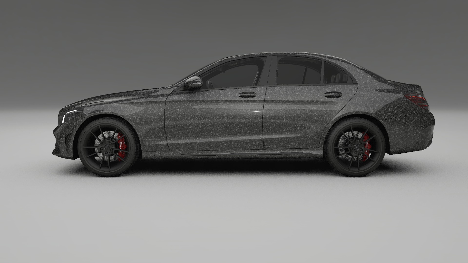 Mercedes C-Class W205 AMG sedan TPU Paint Protection Film | FORGED S Color Change PPF Full Pre-Cut Kit