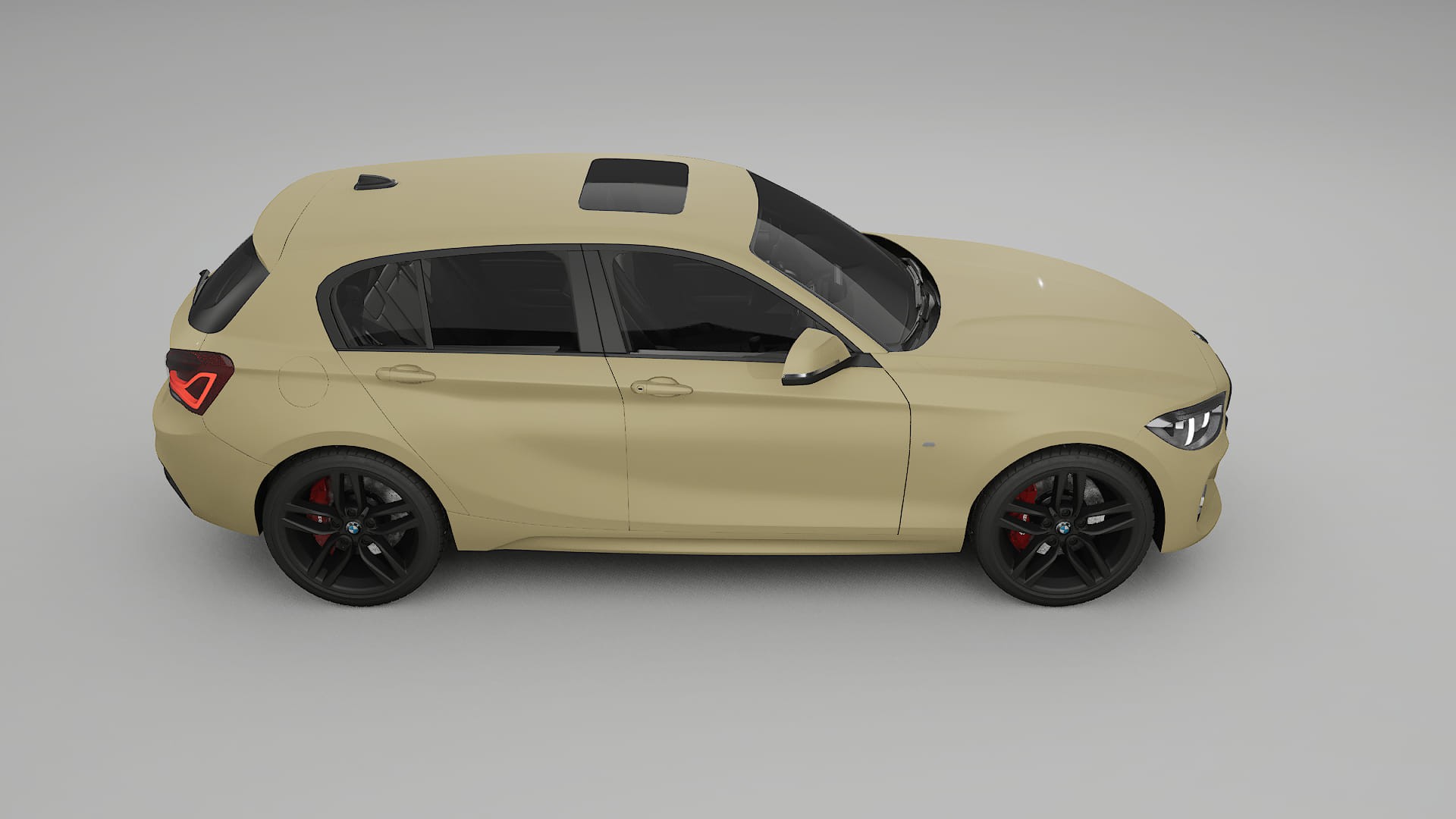 BMW 1 F20 facelift LCI TPU Paint Protection Film | SAND Color Change PPF Full Pre-Cut Kit