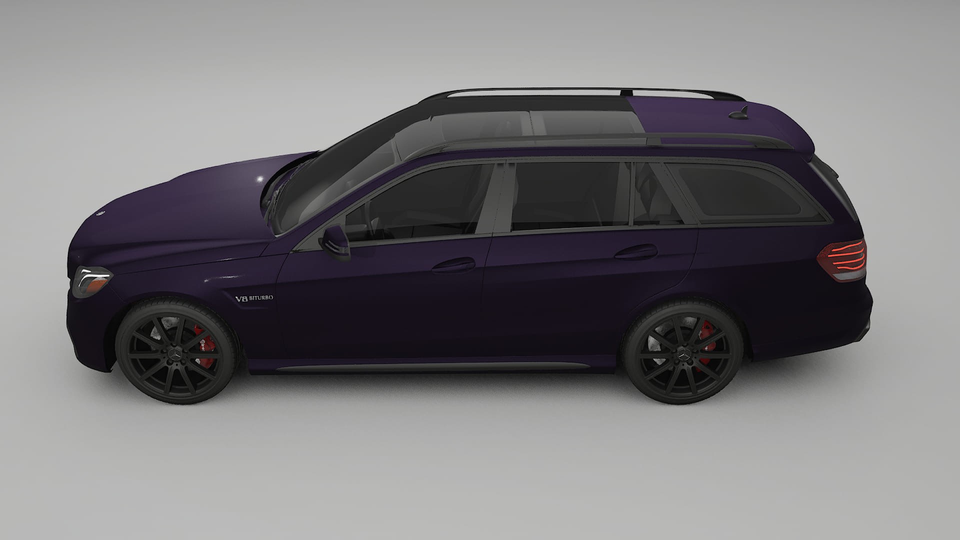 Mercedes E63 AMG Combi W212 facelift LCI TPU Paint Protection Film | VIOLET Color Change PPF Full Pre-Cut Kit