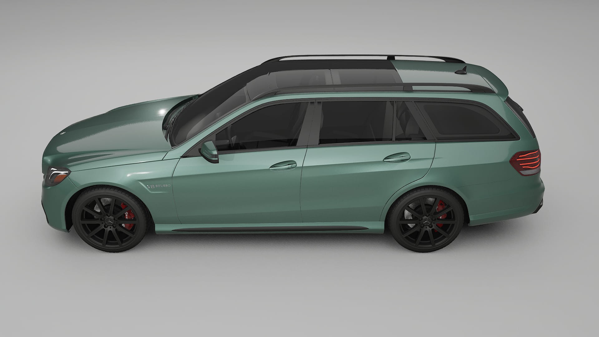 Mercedes E63 AMG Combi W212 facelift LCI TPU Paint Protection Film | EVERGREEN Color Change PPF Full Pre-Cut Kit