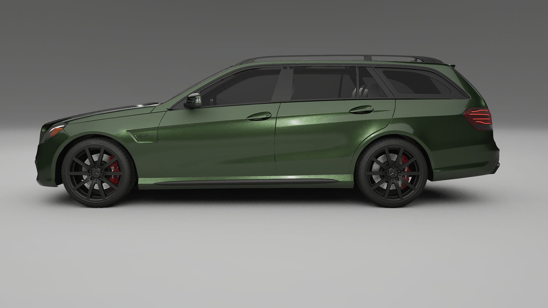 Mercedes E63 AMG Combi W212 facelift LCI TPU Paint Protection Film | LAGOON Color Change PPF Full Pre-Cut Kit