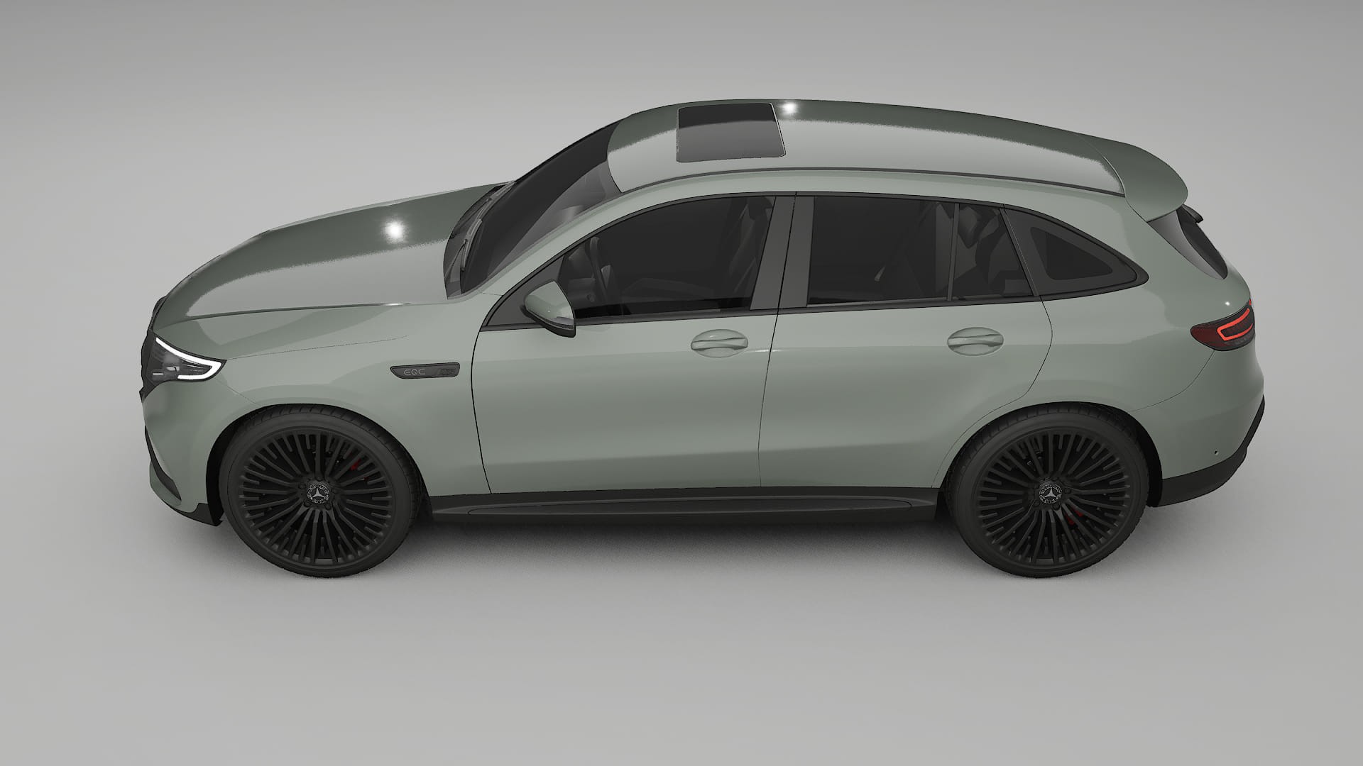 Mercedes EQC AMG TPU Paint Protection Film | SLATE Color Change PPF Full Pre-Cut Kit