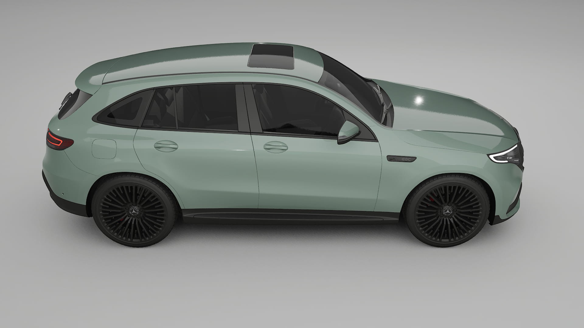 Mercedes EQC AMG TPU Paint Protection Film | CINDER Color Change PPF Full Pre-Cut Kit