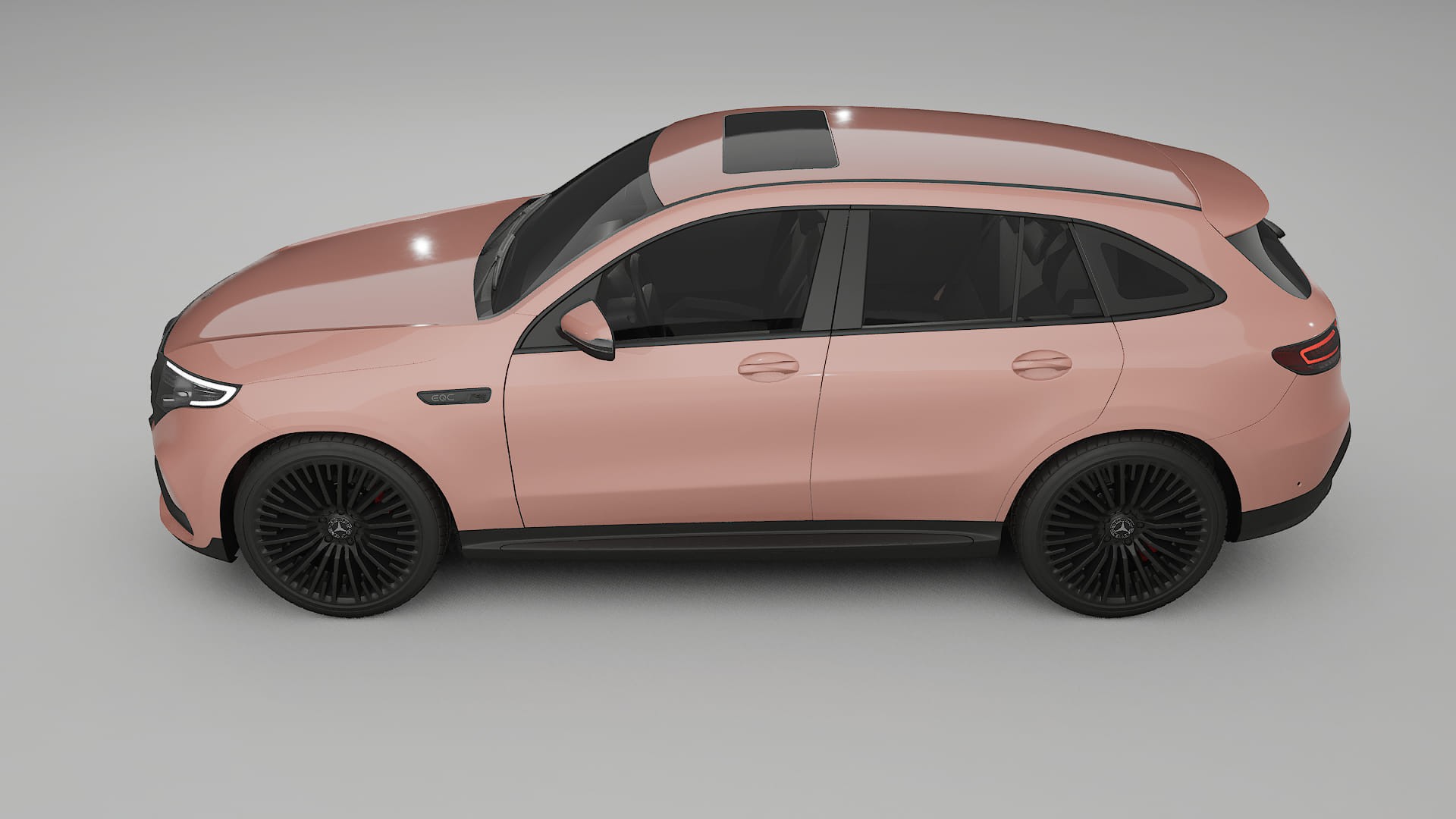 Mercedes EQC AMG TPU Paint Protection Film | BLUSH Color Change PPF Full Pre-Cut Kit