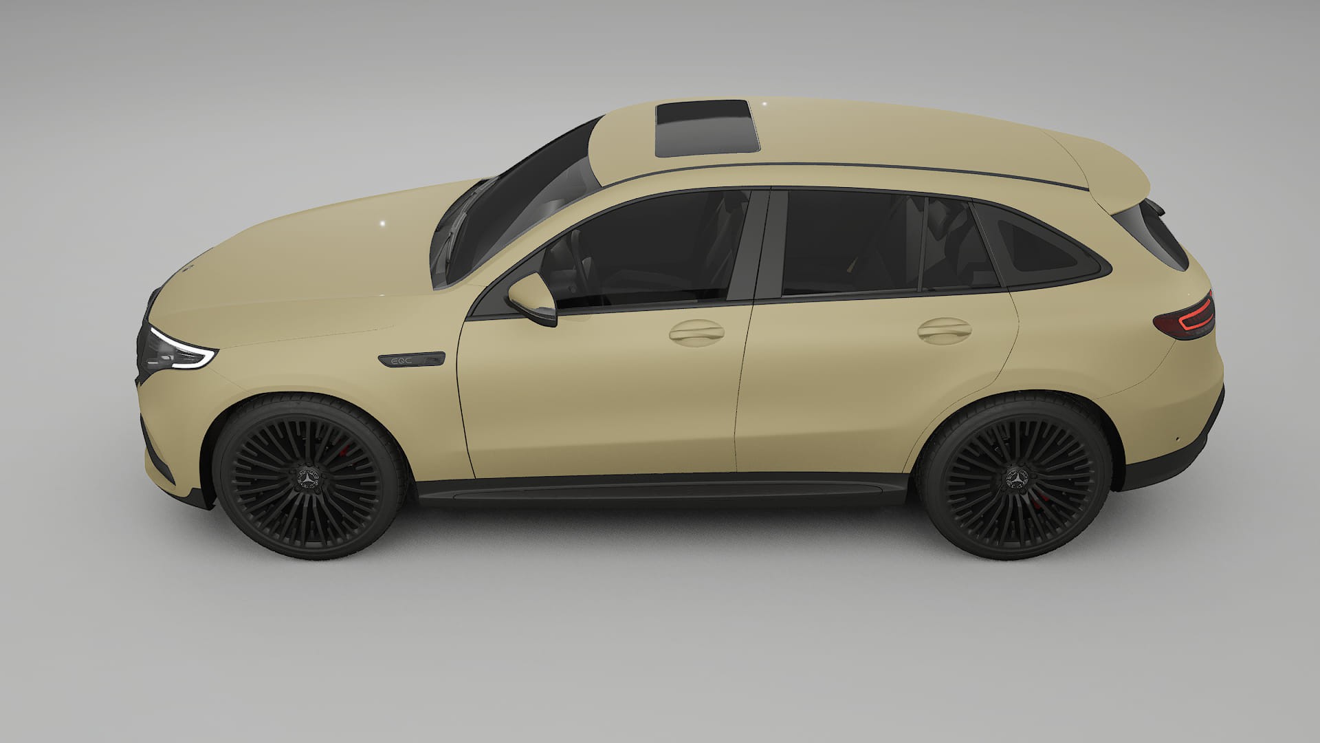 Mercedes EQC AMG TPU Paint Protection Film | SAND Color Change PPF Full Pre-Cut Kit