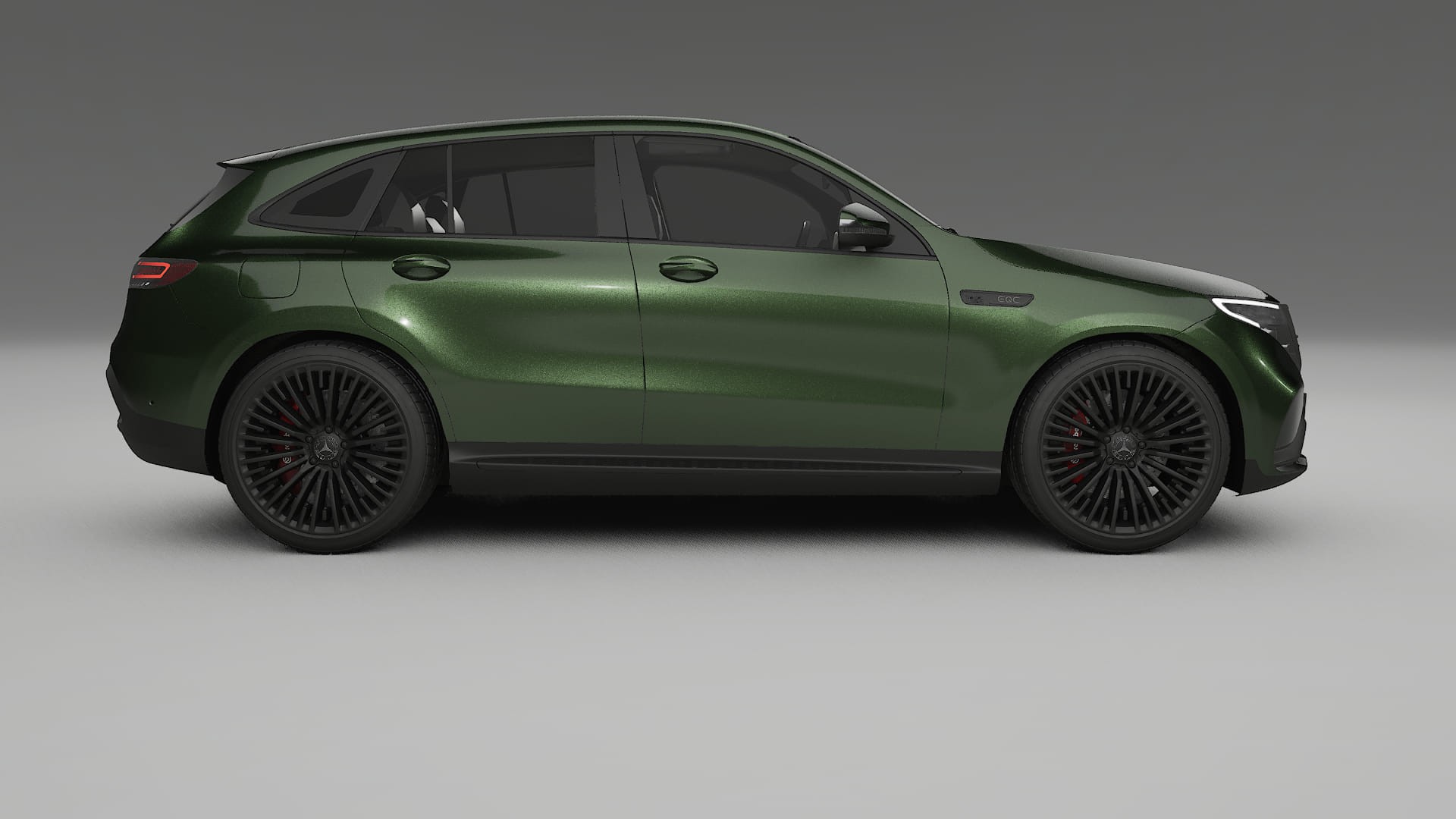 Mercedes EQC AMG TPU Paint Protection Film | LAGOON Color Change PPF Full Pre-Cut Kit