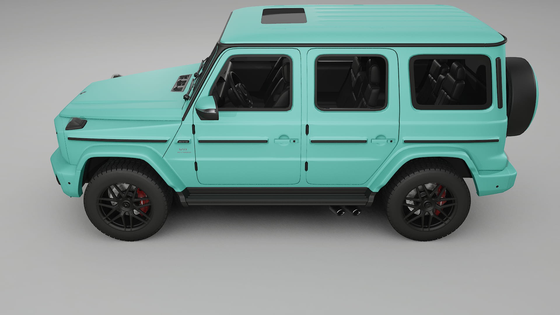 Mercedes G63 AMG W463A TPU Paint Protection Film | FROST Color Change PPF Full Pre-Cut Kit