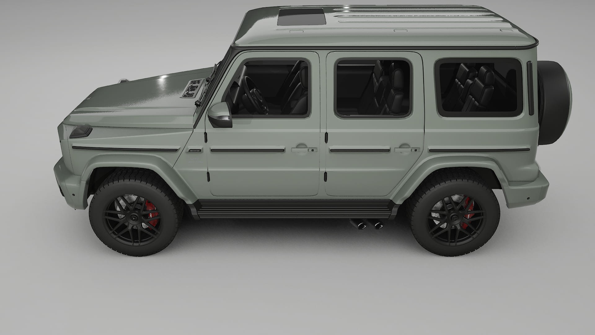 Mercedes G63 AMG W463A TPU Paint Protection Film | SLATE Color Change PPF Full Pre-Cut Kit