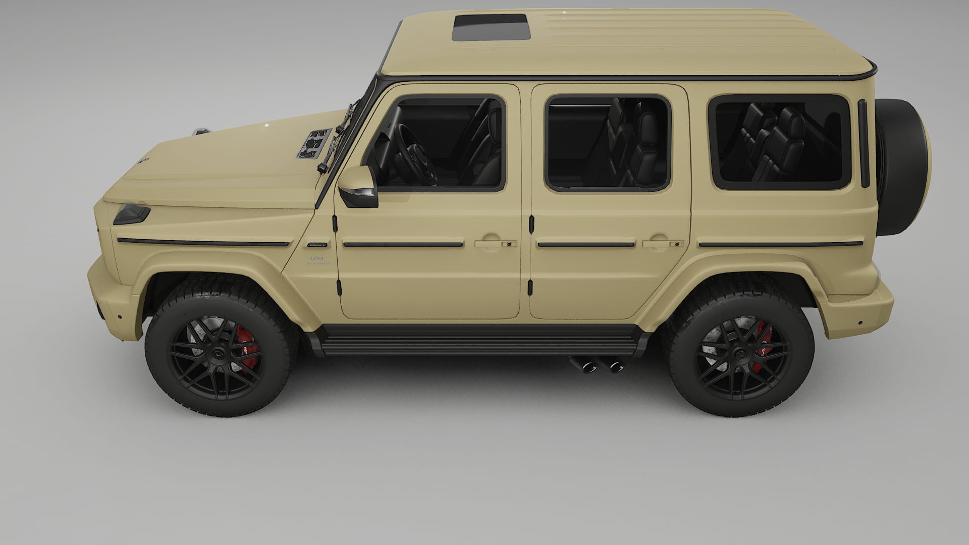Mercedes G63 AMG W463A TPU Paint Protection Film | SAND Color Change PPF Full Pre-Cut Kit