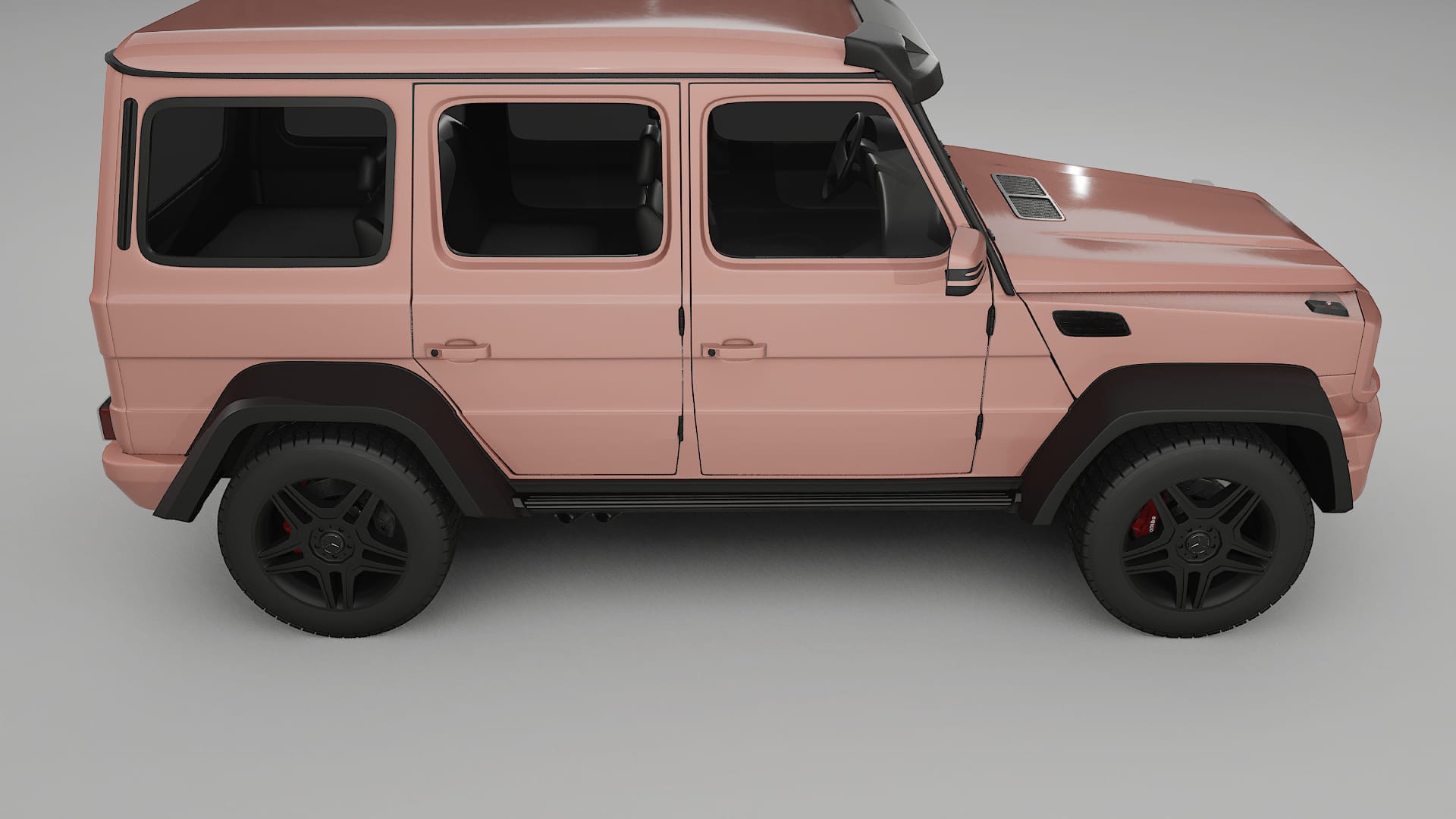 Mercedes G-class 4x4 W463 TPU Paint Protection Film | BLUSH Color Change PPF Full Pre-Cut Kit