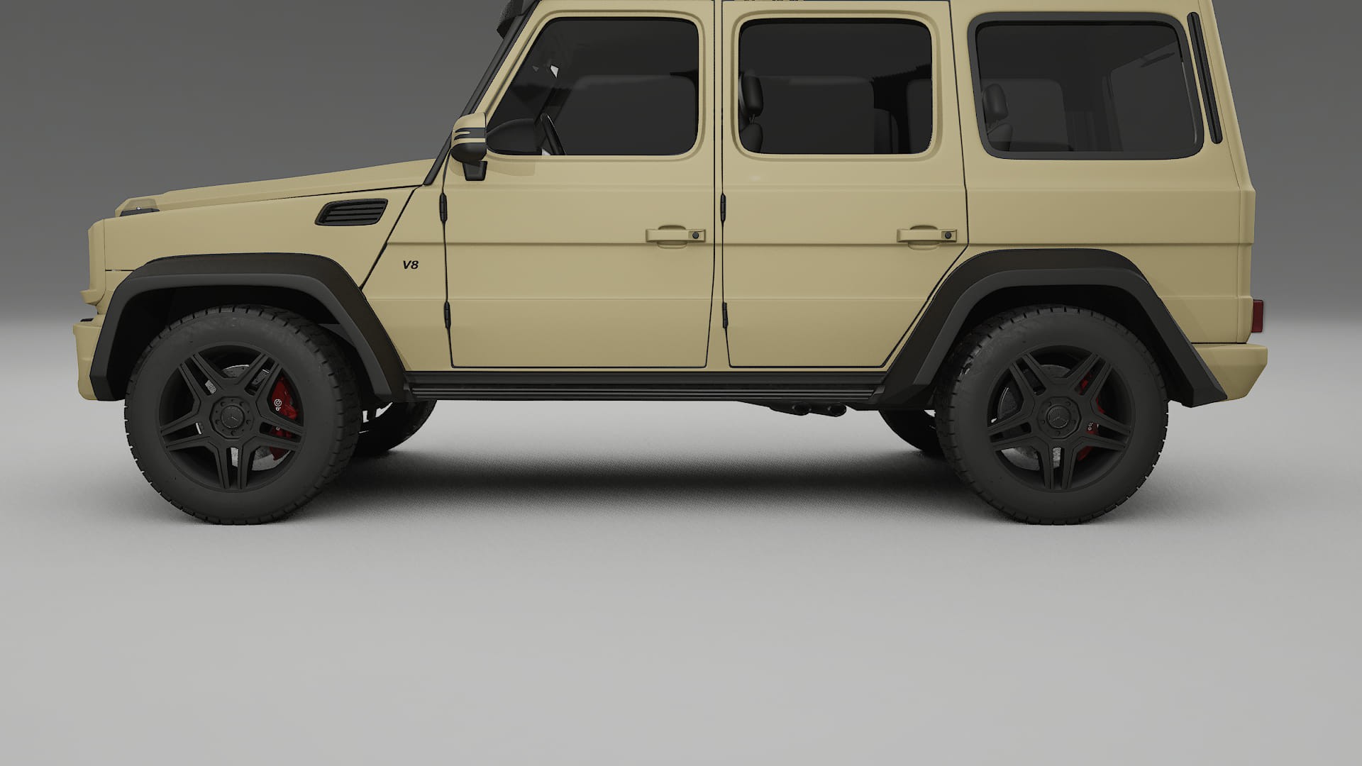 Mercedes G-class 4x4 W463 TPU Paint Protection Film | SAND Color Change PPF Full Pre-Cut Kit