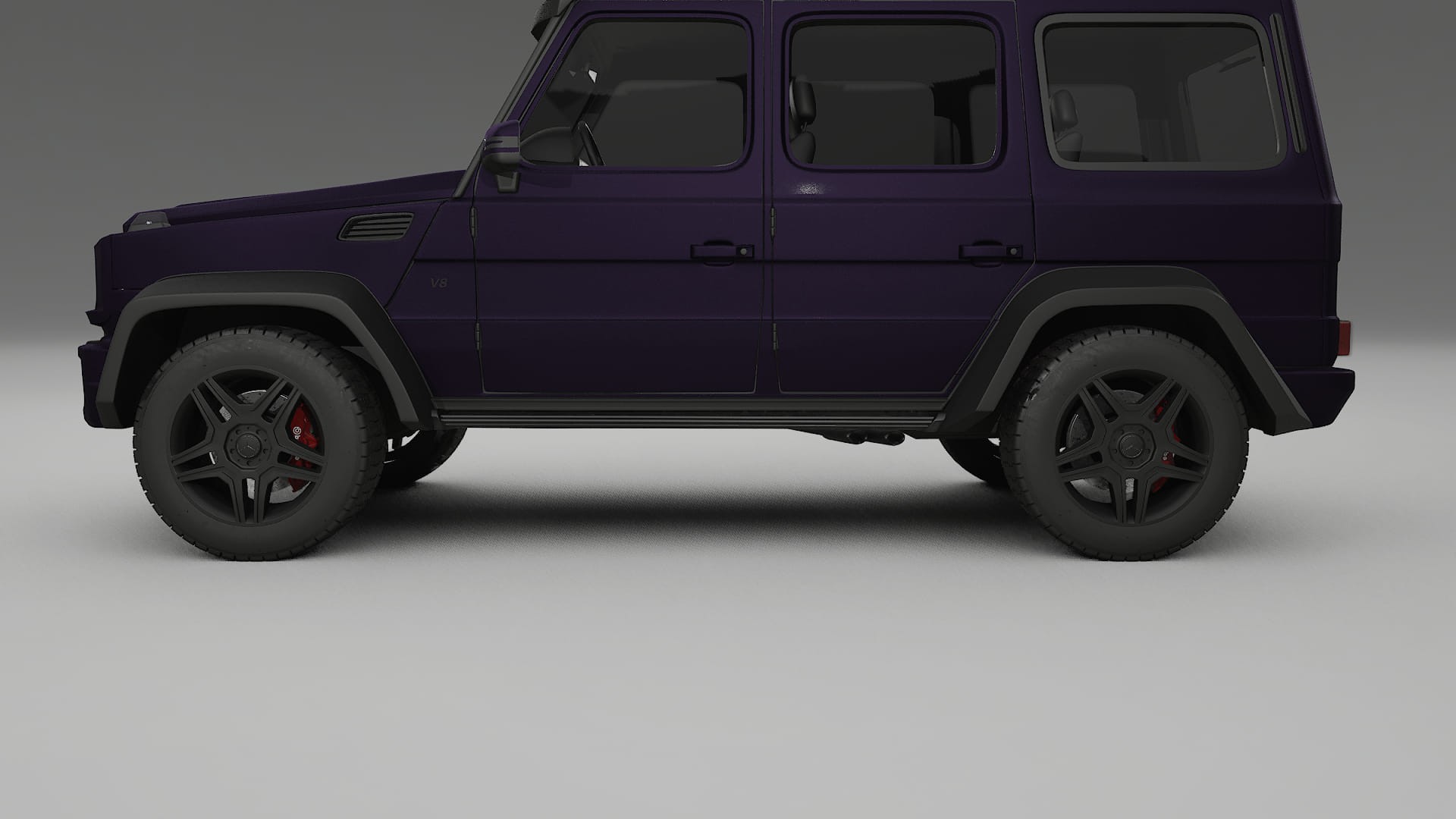 Mercedes G-class 4x4 W463 TPU Paint Protection Film | VIOLET Color Change PPF Full Pre-Cut Kit