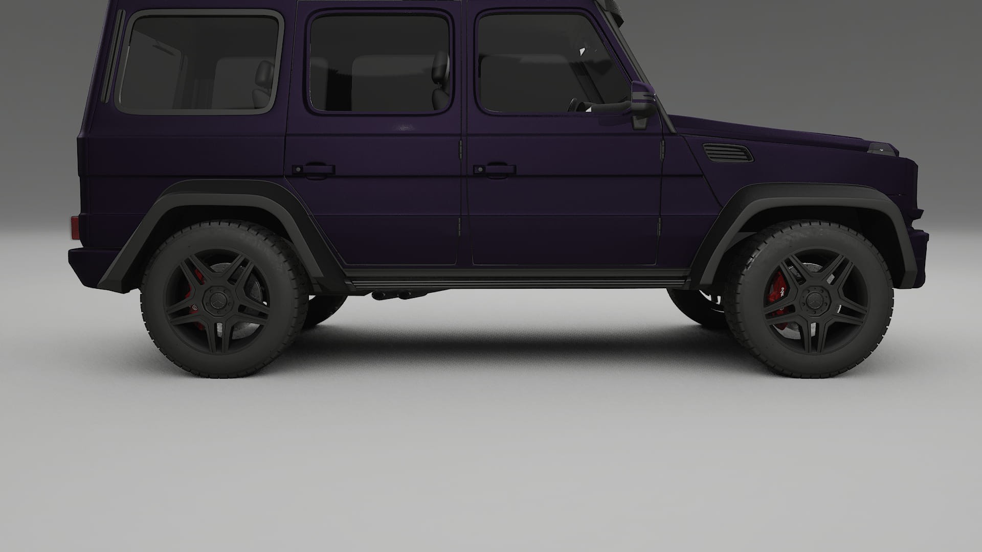 Mercedes G-class 4x4 W463 TPU Paint Protection Film | VIOLET Color Change PPF Full Pre-Cut Kit