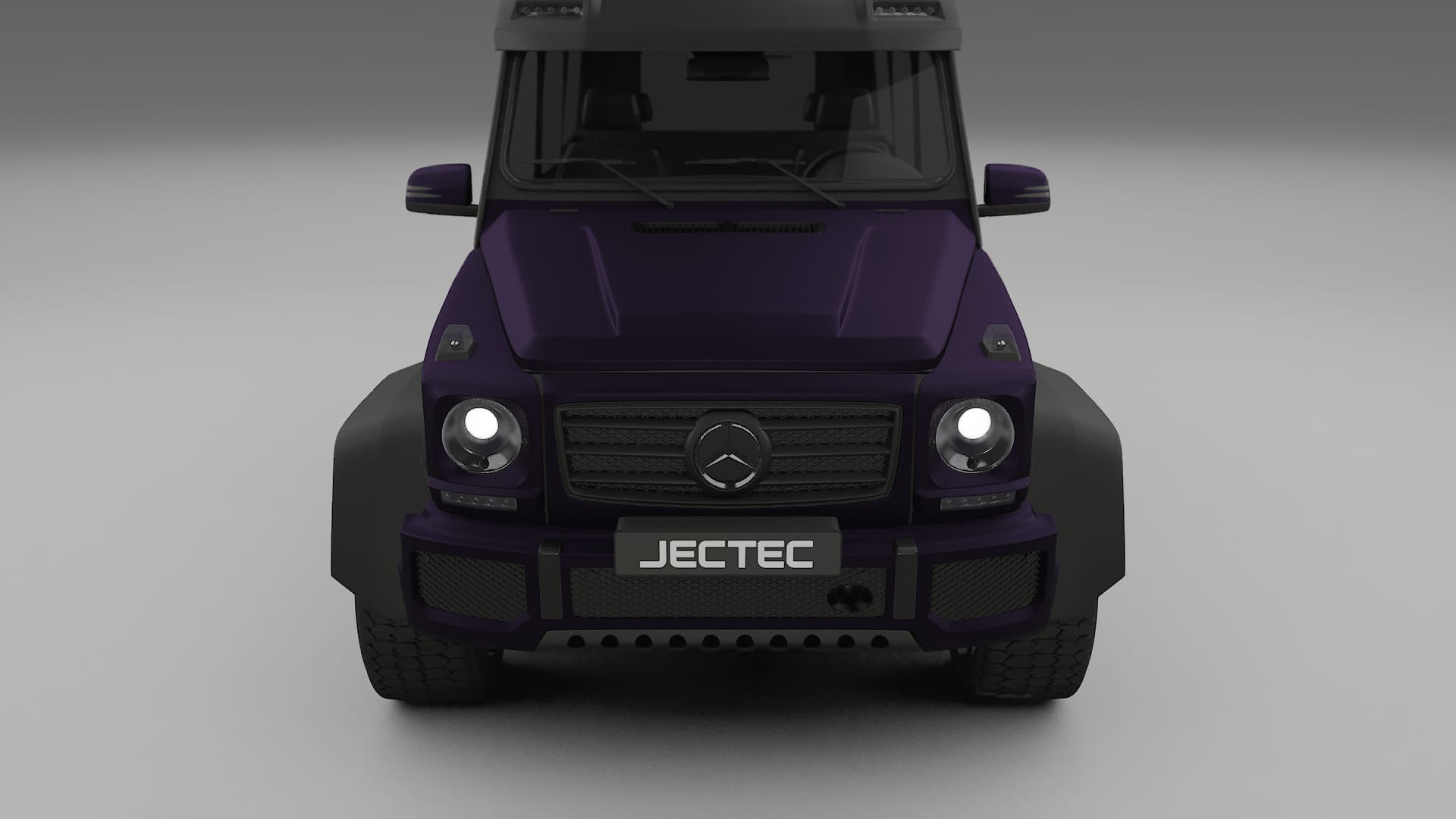 Mercedes G-class 4x4 W463 TPU Paint Protection Film | VIOLET Color Change PPF Full Pre-Cut Kit