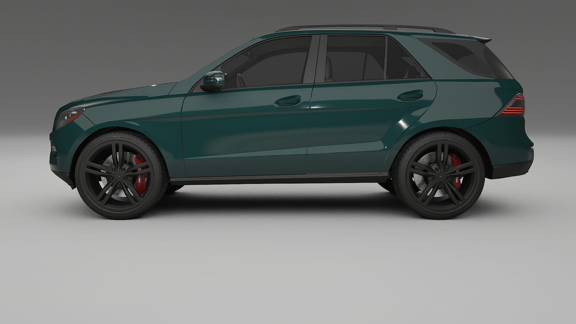 Mercedes M-class W166 TPU Paint Protection Film | INFERNO Color Change PPF Full Pre-Cut Kit