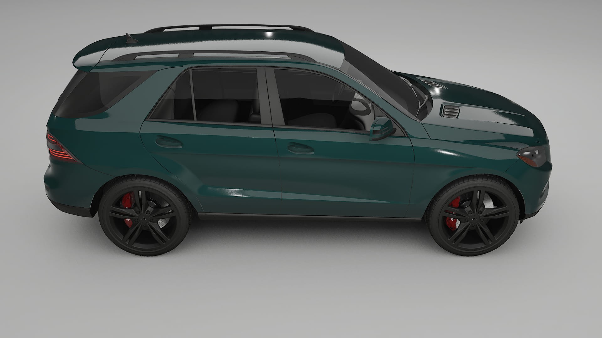 Mercedes M-class W166 TPU Paint Protection Film | INFERNO Color Change PPF Full Pre-Cut Kit