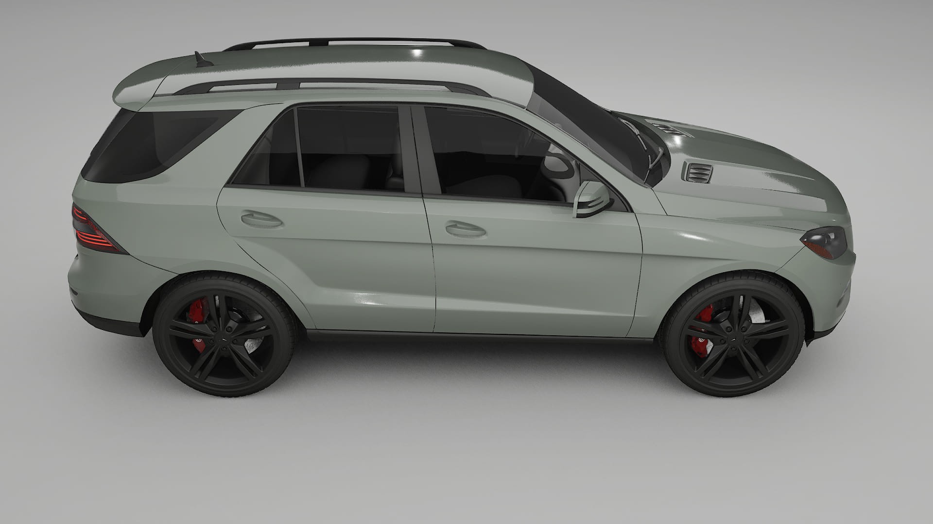 Mercedes M-class W166 TPU Paint Protection Film | SLATE Color Change PPF Full Pre-Cut Kit