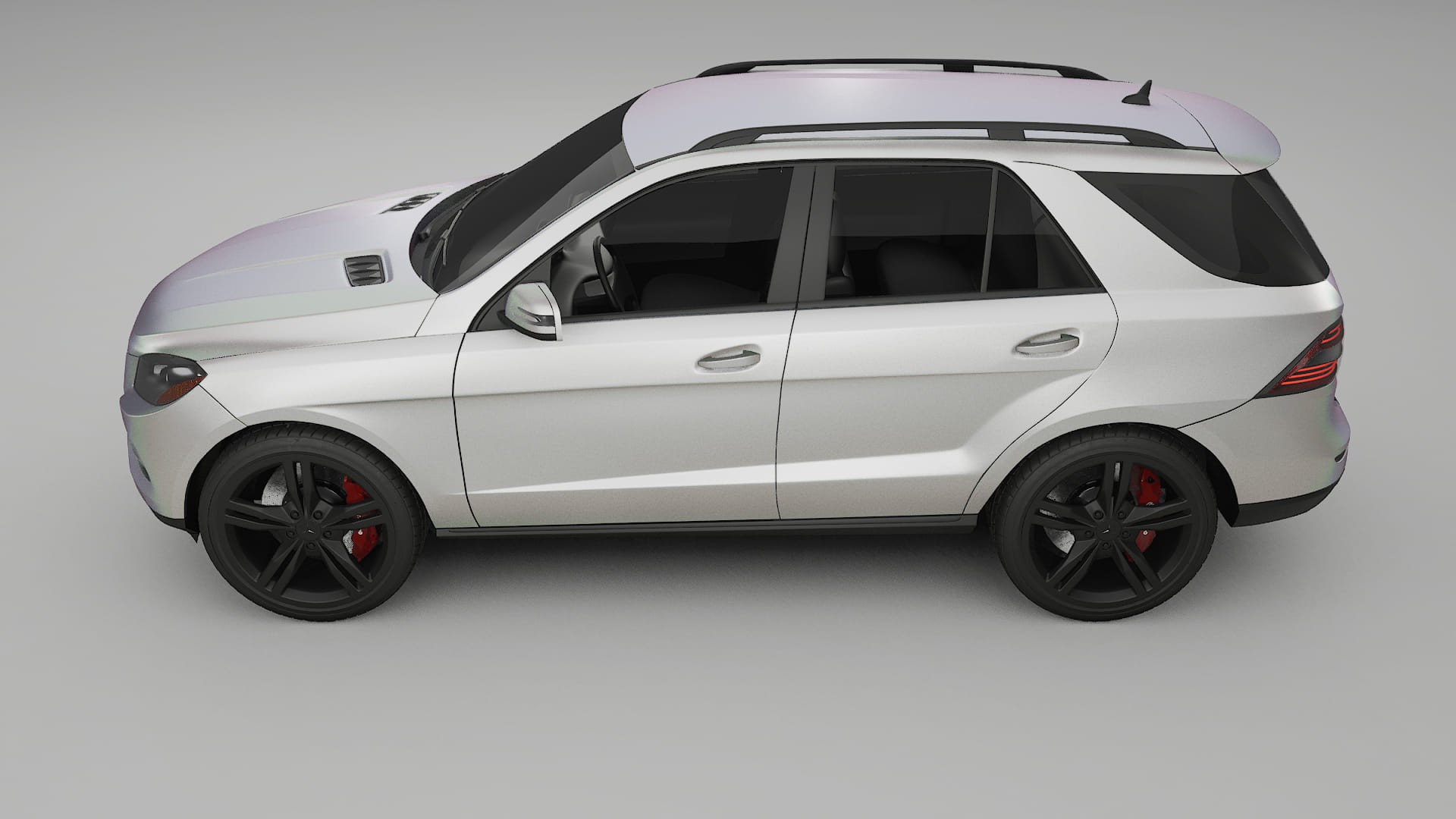 Mercedes M-class W166 TPU Paint Protection Film | NEBULA Color Change PPF Full Pre-Cut Kit