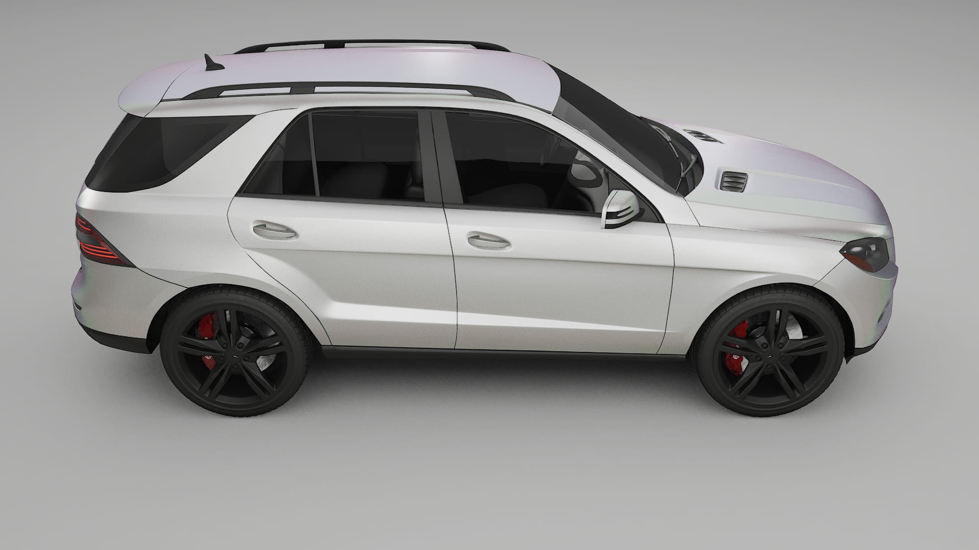 Mercedes M-class W166 TPU Paint Protection Film | NEBULA Color Change PPF Full Pre-Cut Kit