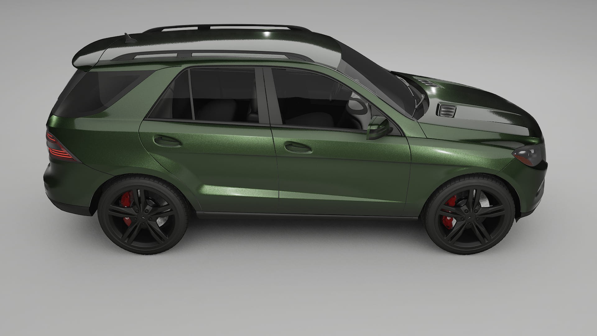 Mercedes M-class W166 TPU Paint Protection Film | LAGOON Color Change PPF Full Pre-Cut Kit