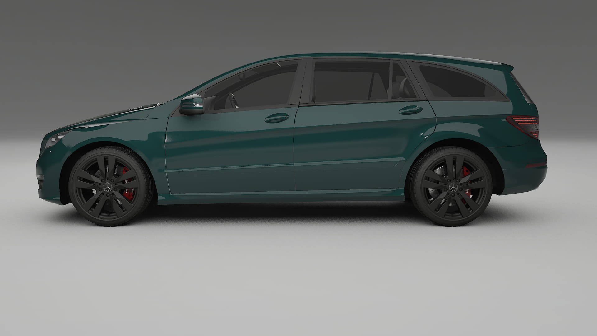 Mercedes R-class W251 facelift LCI TPU Paint Protection Film | INFERNO Color Change PPF Full Pre-Cut Kit