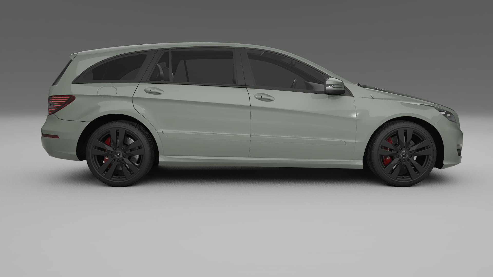 Mercedes R-class W251 facelift LCI TPU Paint Protection Film | SLATE Color Change PPF Full Pre-Cut Kit