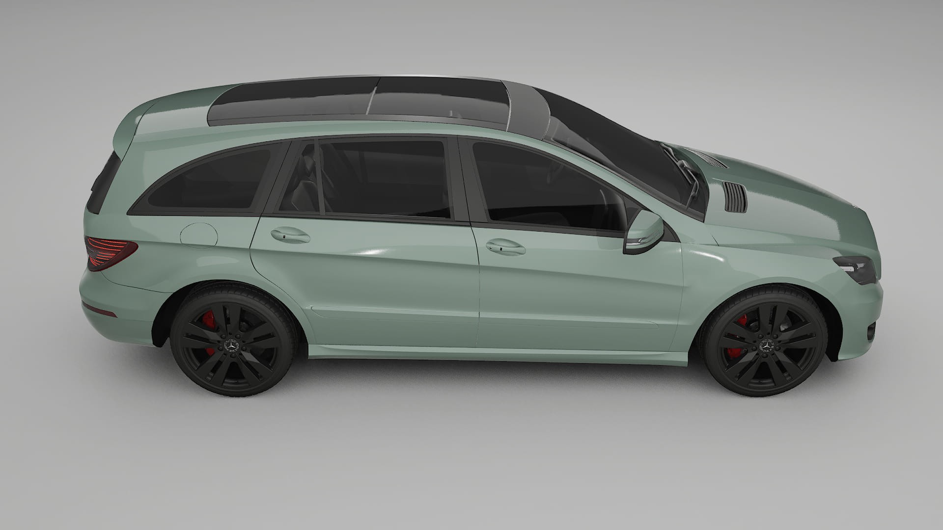 Mercedes R-class W251 facelift LCI TPU Paint Protection Film | CINDER Color Change PPF Full Pre-Cut Kit