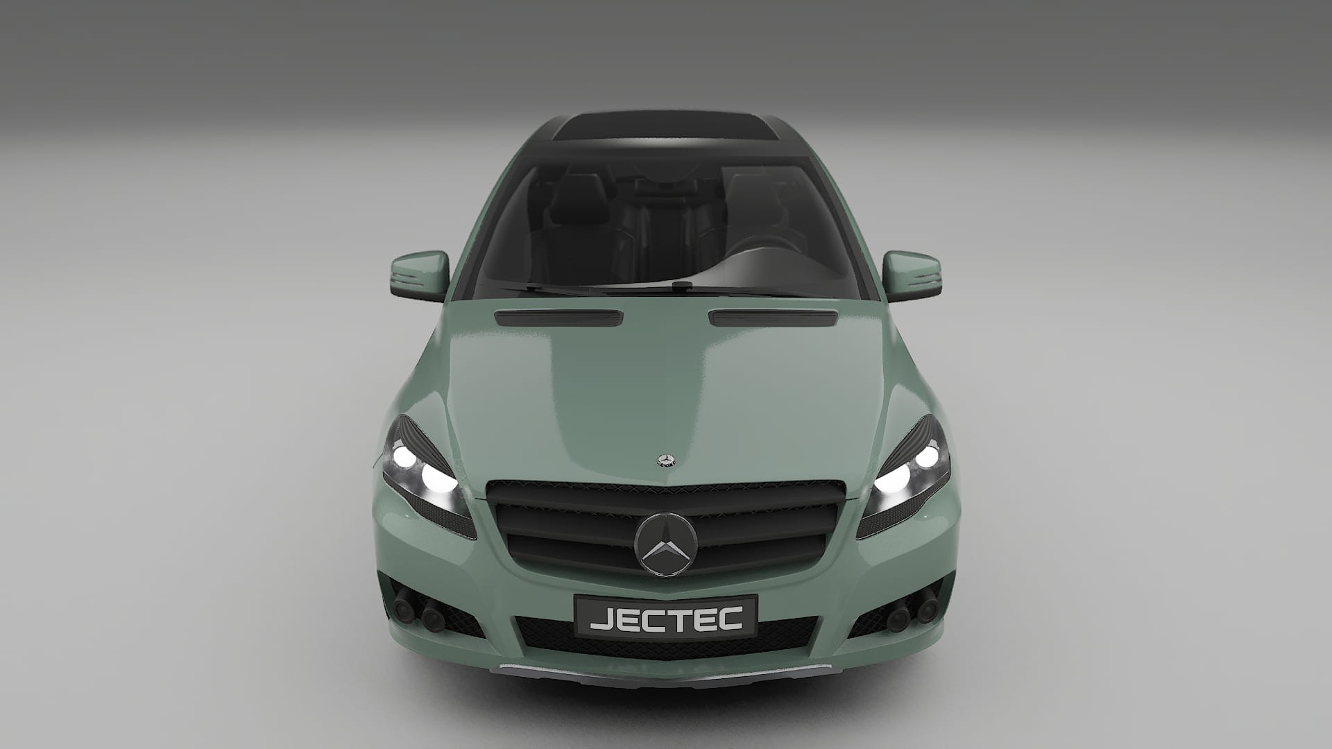 Mercedes R-class W251 facelift LCI TPU Paint Protection Film | CINDER Color Change PPF Full Pre-Cut Kit