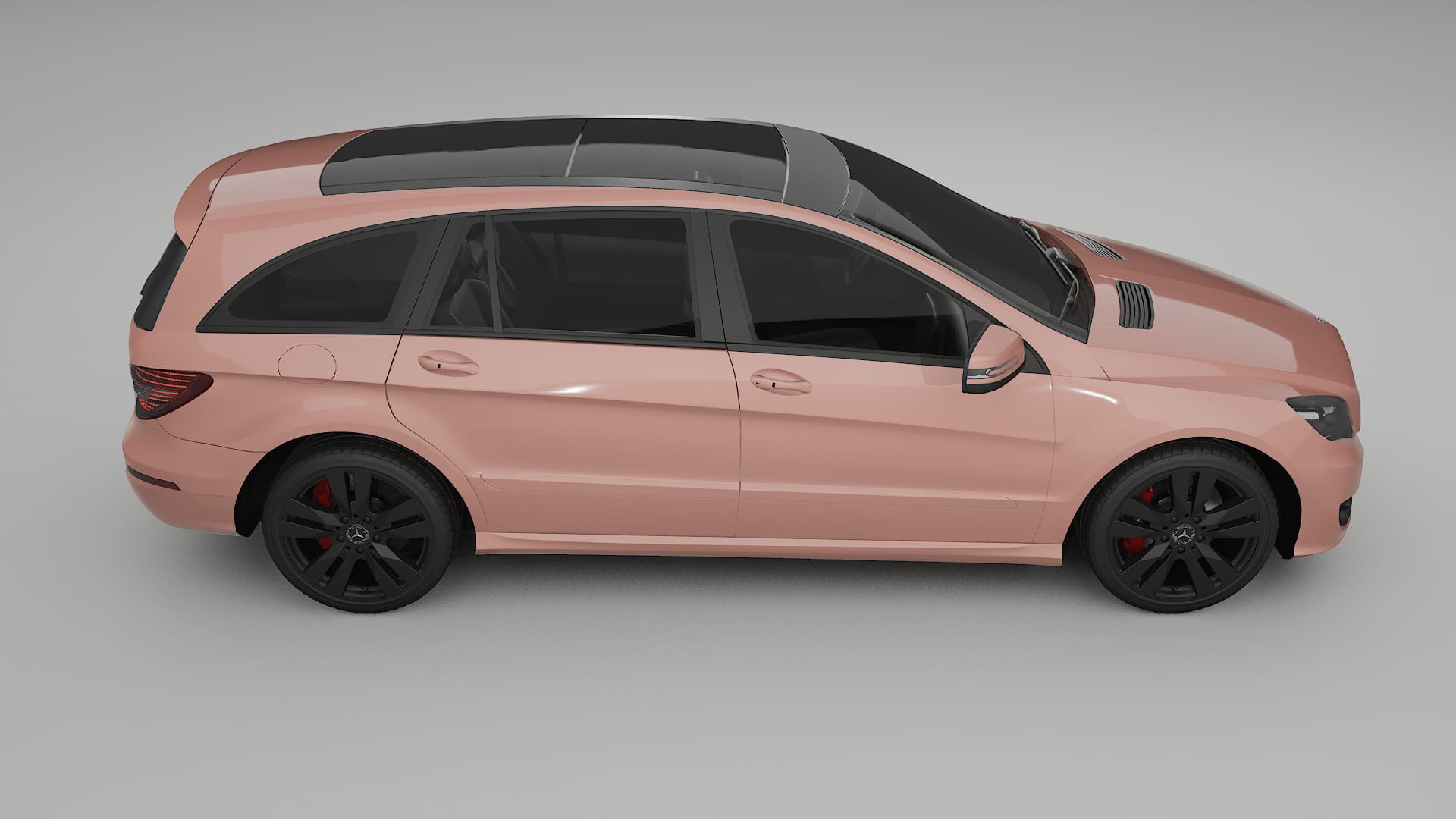 Mercedes R-class W251 facelift LCI TPU Paint Protection Film | BLUSH Color Change PPF Full Pre-Cut Kit