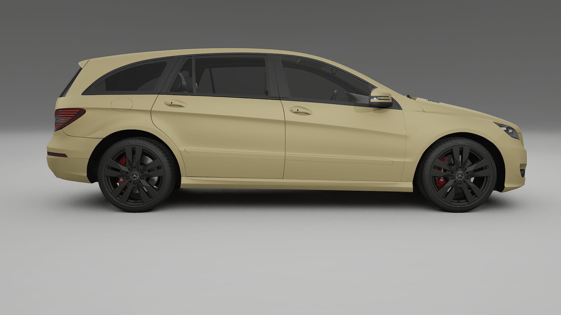 Mercedes R-class W251 facelift LCI TPU Paint Protection Film | SAND Color Change PPF Full Pre-Cut Kit