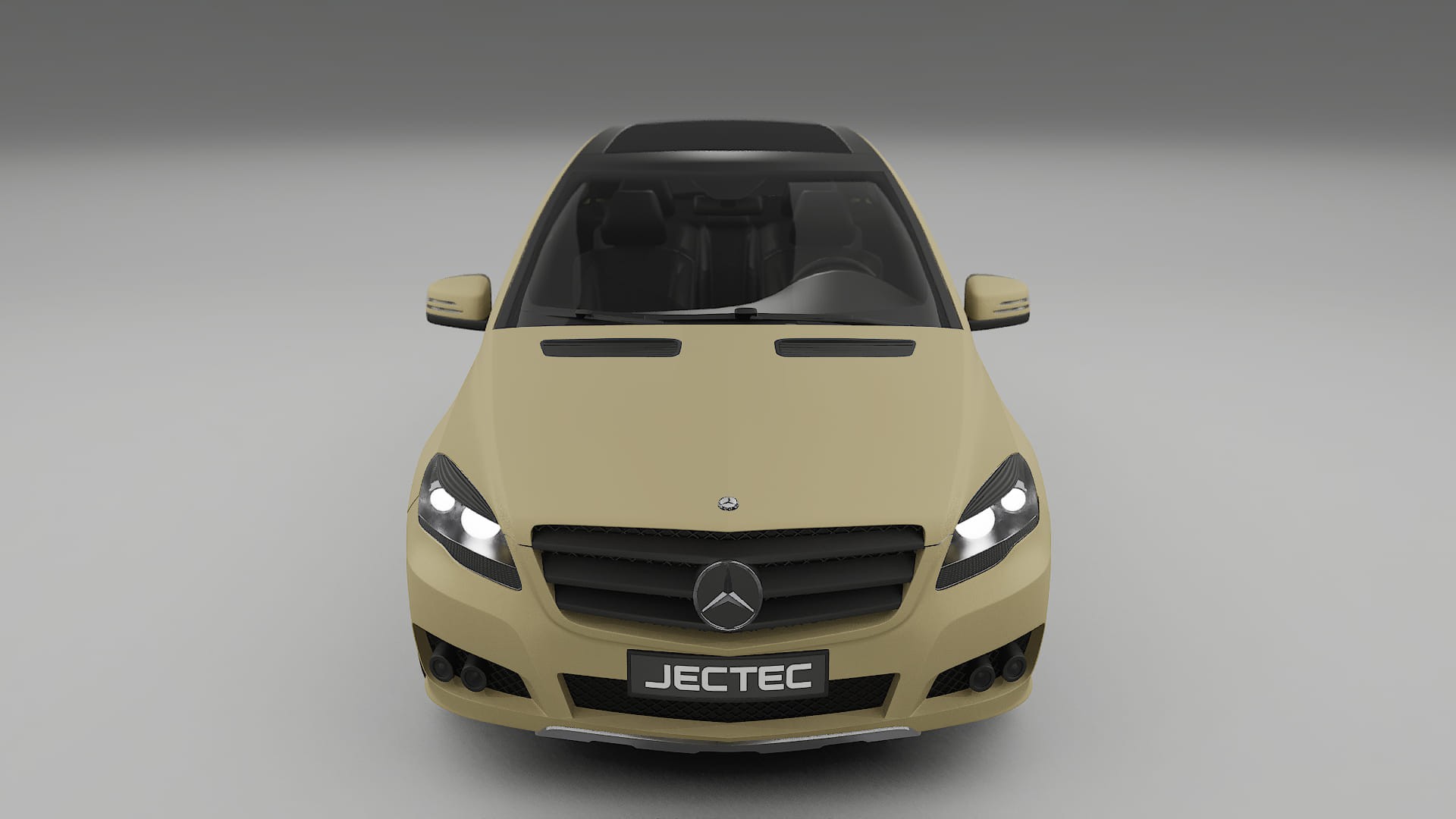 Mercedes R-class W251 facelift LCI TPU Paint Protection Film | SAND Color Change PPF Full Pre-Cut Kit