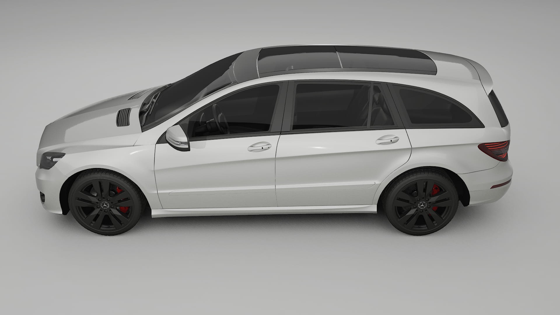 Mercedes R-class W251 facelift LCI TPU Paint Protection Film | PEARL Color Change PPF Full Pre-Cut Kit