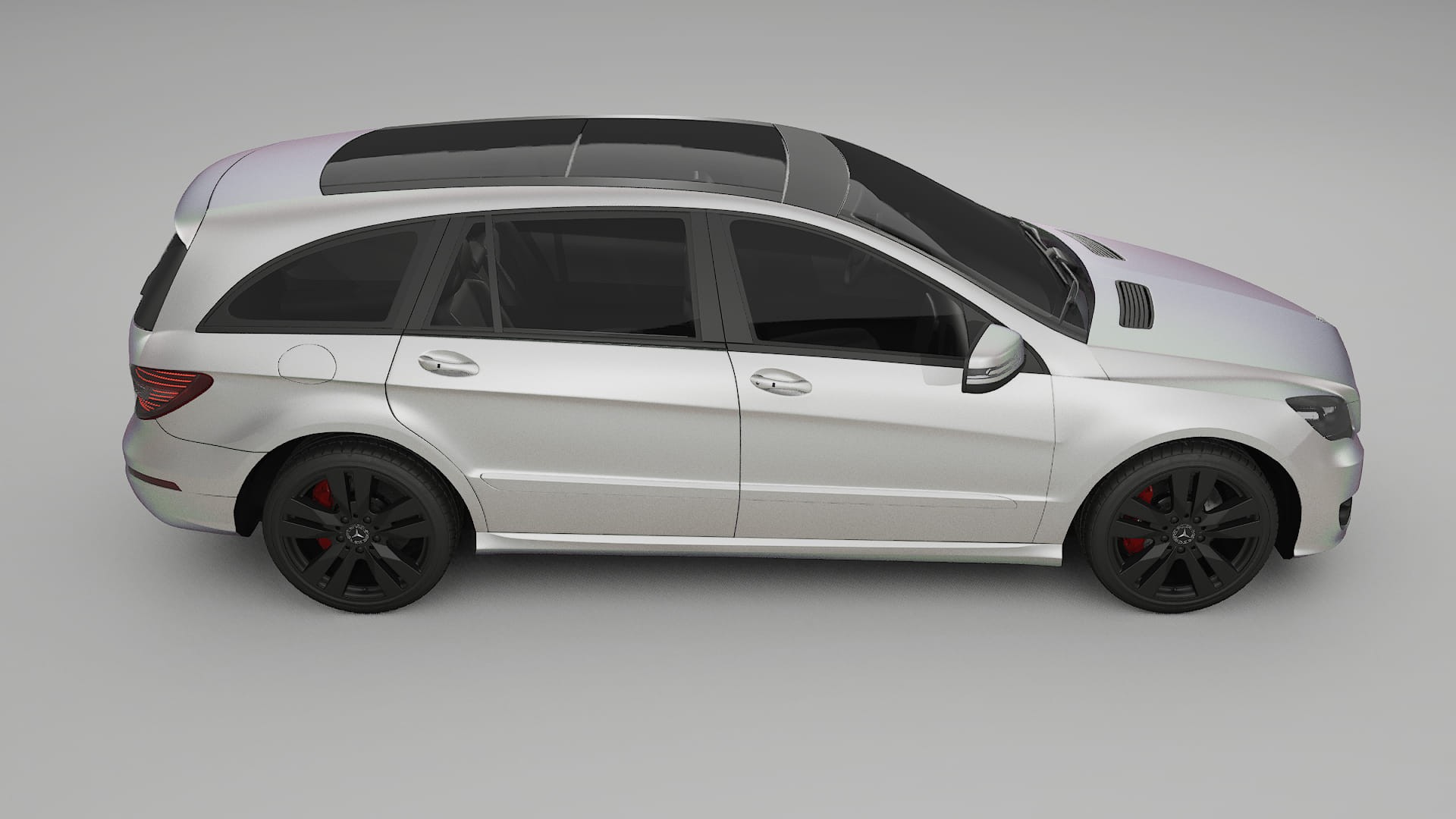 Mercedes R-class W251 facelift LCI TPU Paint Protection Film | NEBULA Color Change PPF Full Pre-Cut Kit