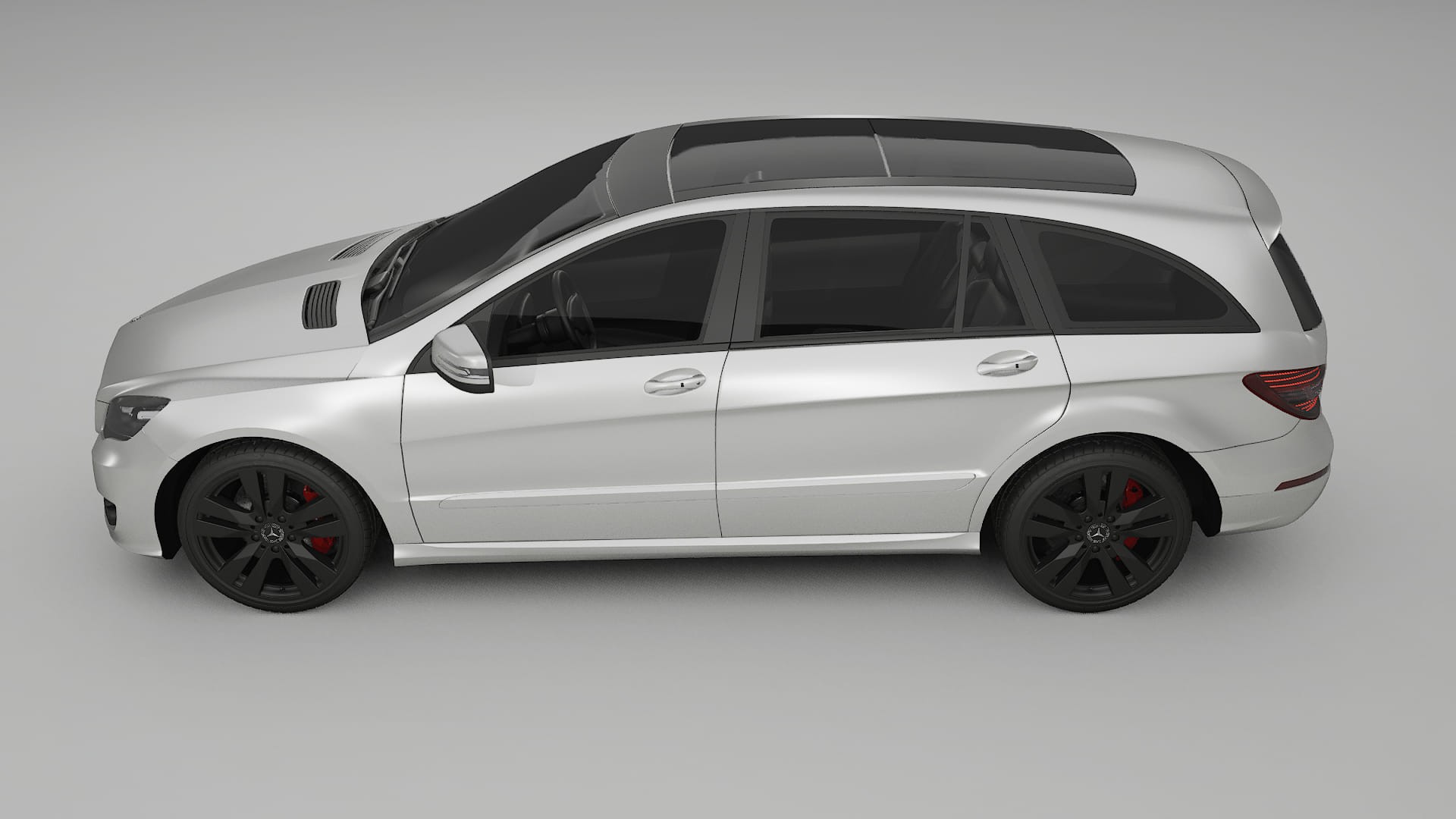 Mercedes R-class W251 facelift LCI TPU Paint Protection Film | OPAL Color Change PPF Full Pre-Cut Kit