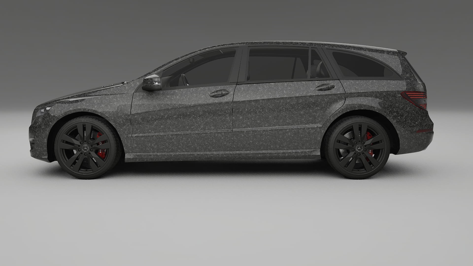 Mercedes R-class W251 facelift LCI TPU Paint Protection Film | FORGED S Color Change PPF Full Pre-Cut Kit