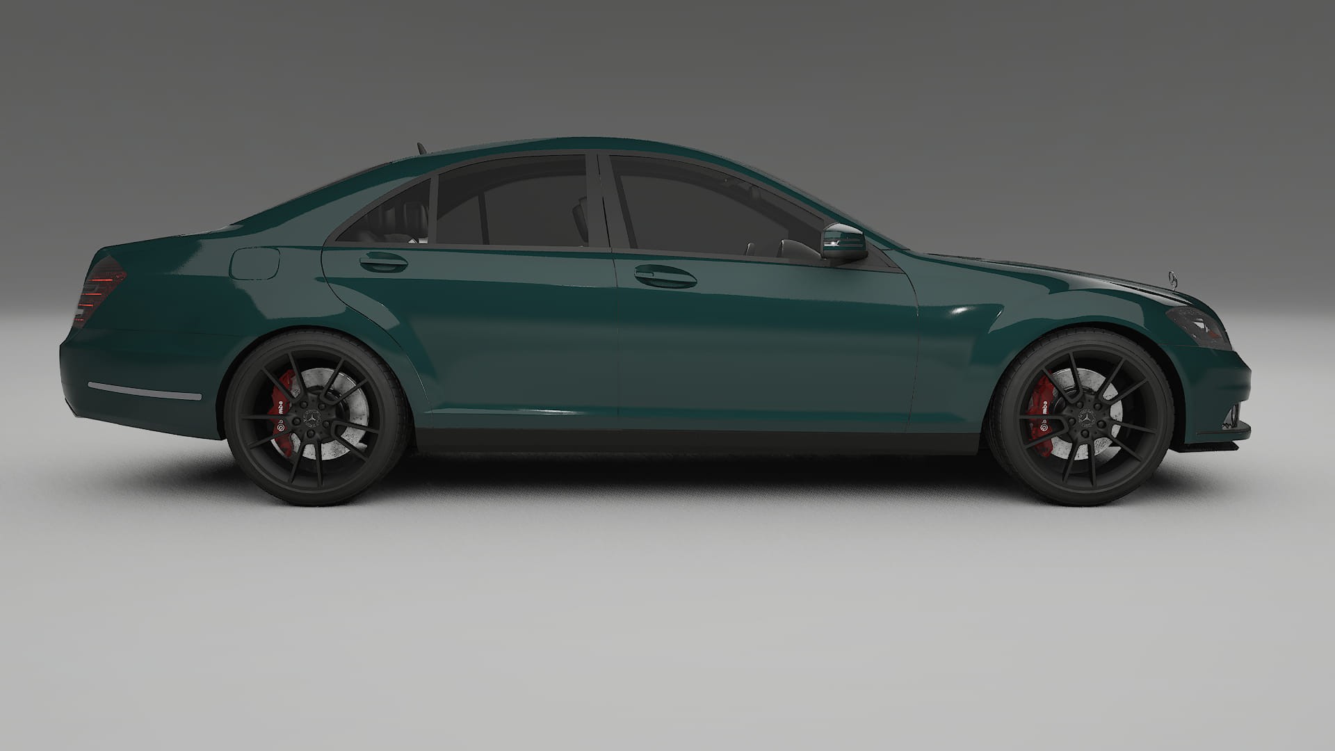 Mercedes S-class W221 facelift LCI TPU Paint Protection Film | INFERNO Color Change PPF Full Pre-Cut Kit