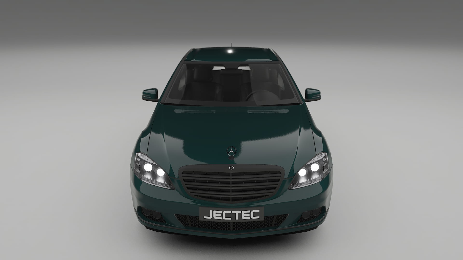 Mercedes S-class W221 facelift LCI TPU Paint Protection Film | INFERNO Color Change PPF Full Pre-Cut Kit