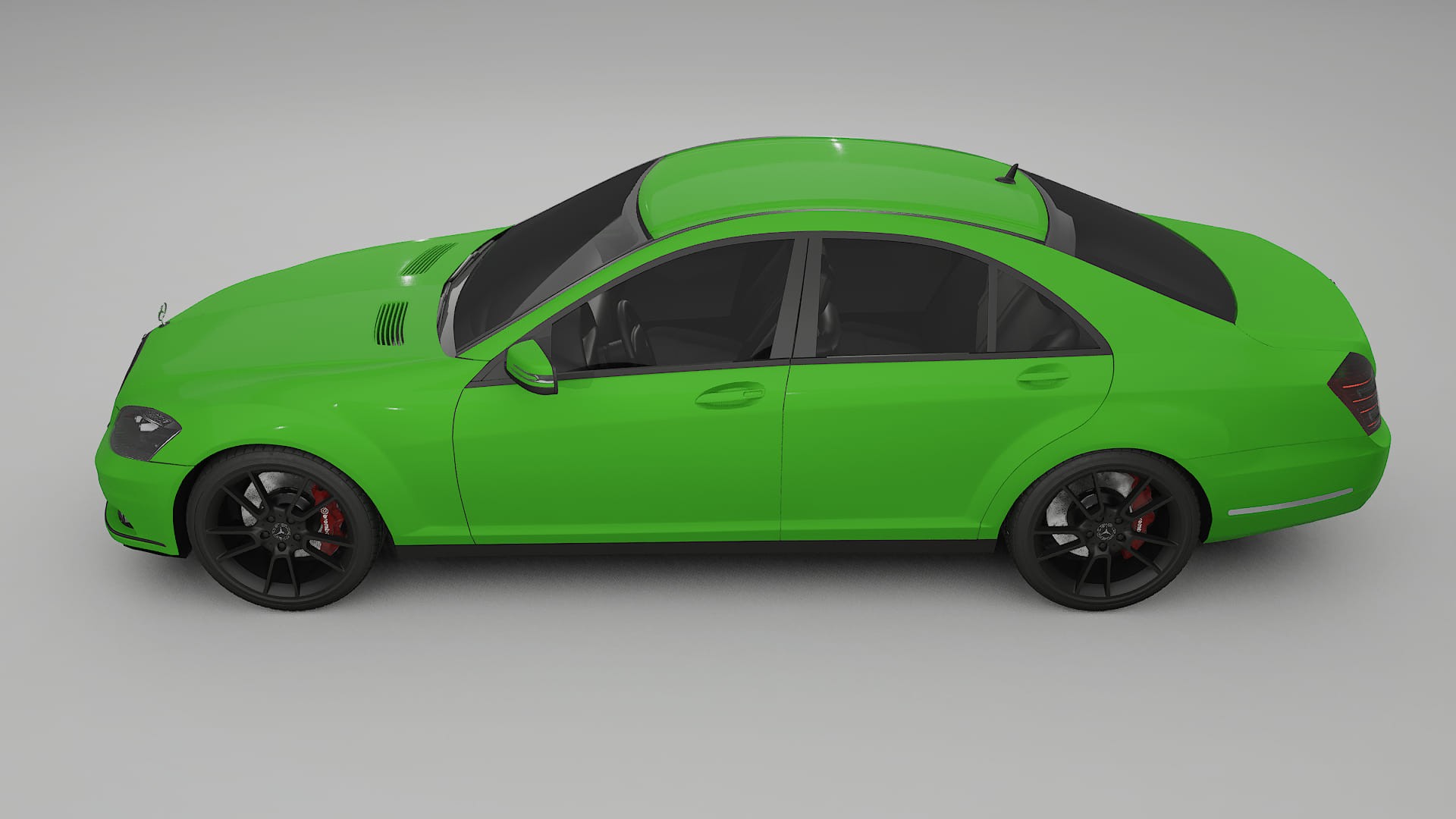 Mercedes S-class W221 facelift LCI TPU Paint Protection Film | VENOM Color Change PPF Full Pre-Cut Kit