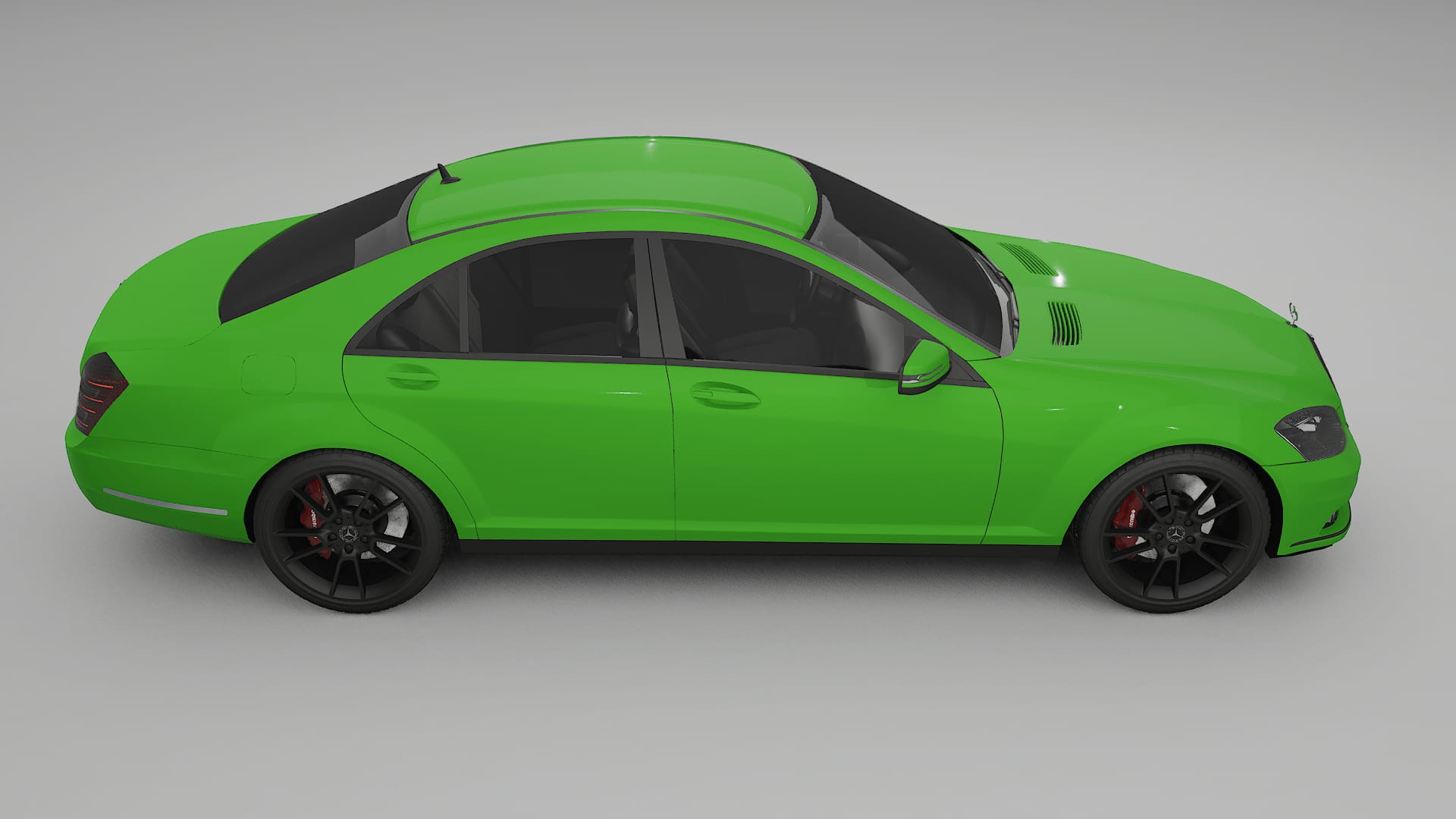 Mercedes S-class W221 facelift LCI TPU Paint Protection Film | VENOM Color Change PPF Full Pre-Cut Kit