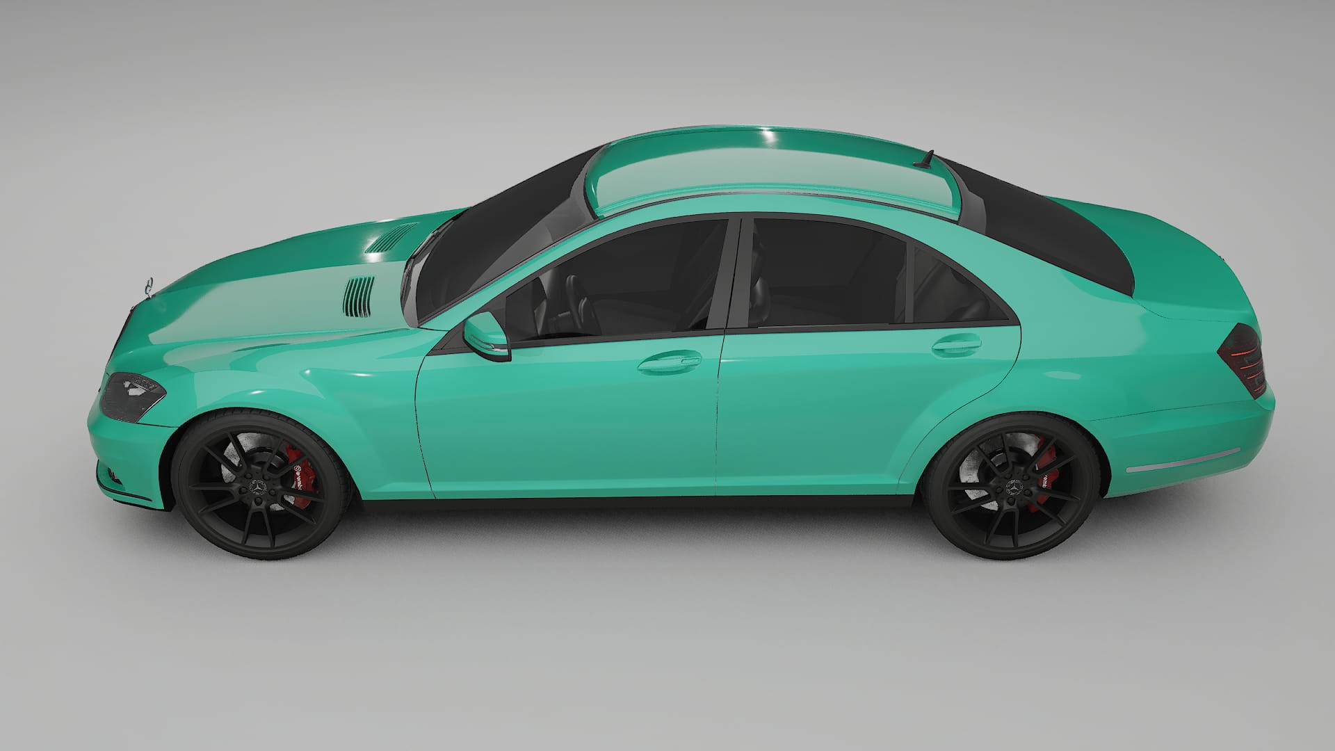 Mercedes S-class W221 facelift LCI TPU Paint Protection Film | JEWEL Color Change PPF Full Pre-Cut Kit