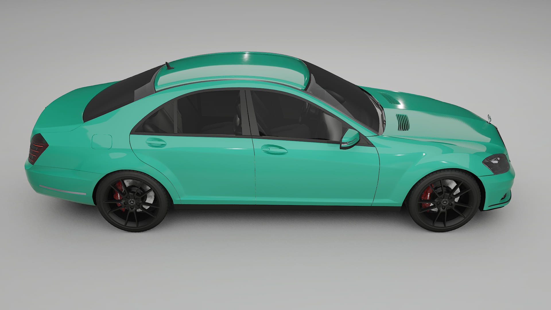 Mercedes S-class W221 facelift LCI TPU Paint Protection Film | JEWEL Color Change PPF Full Pre-Cut Kit